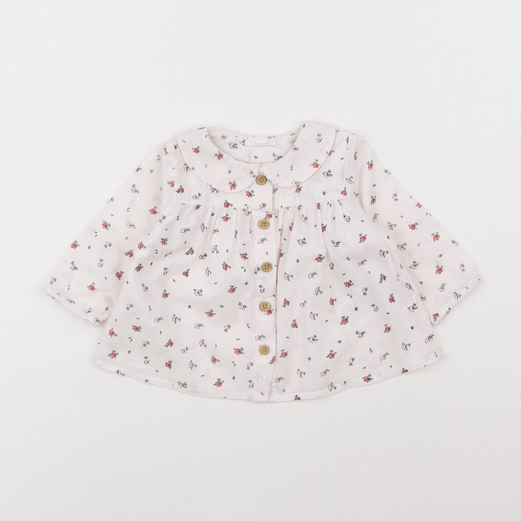 Vertbaudet - blouse multicolore - 3 mois