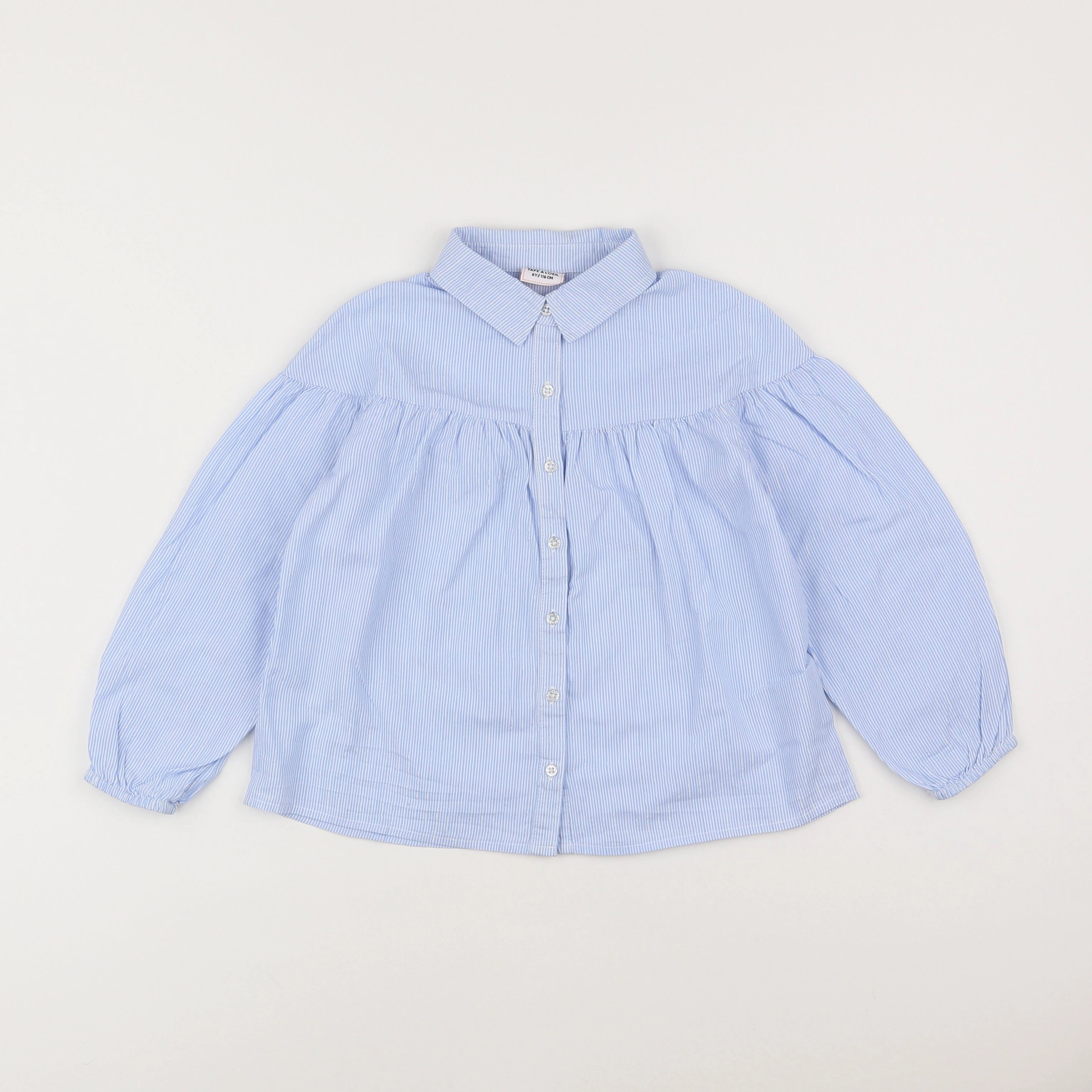 Tape à l'oeil - blouse bleu, argent - 6 ans