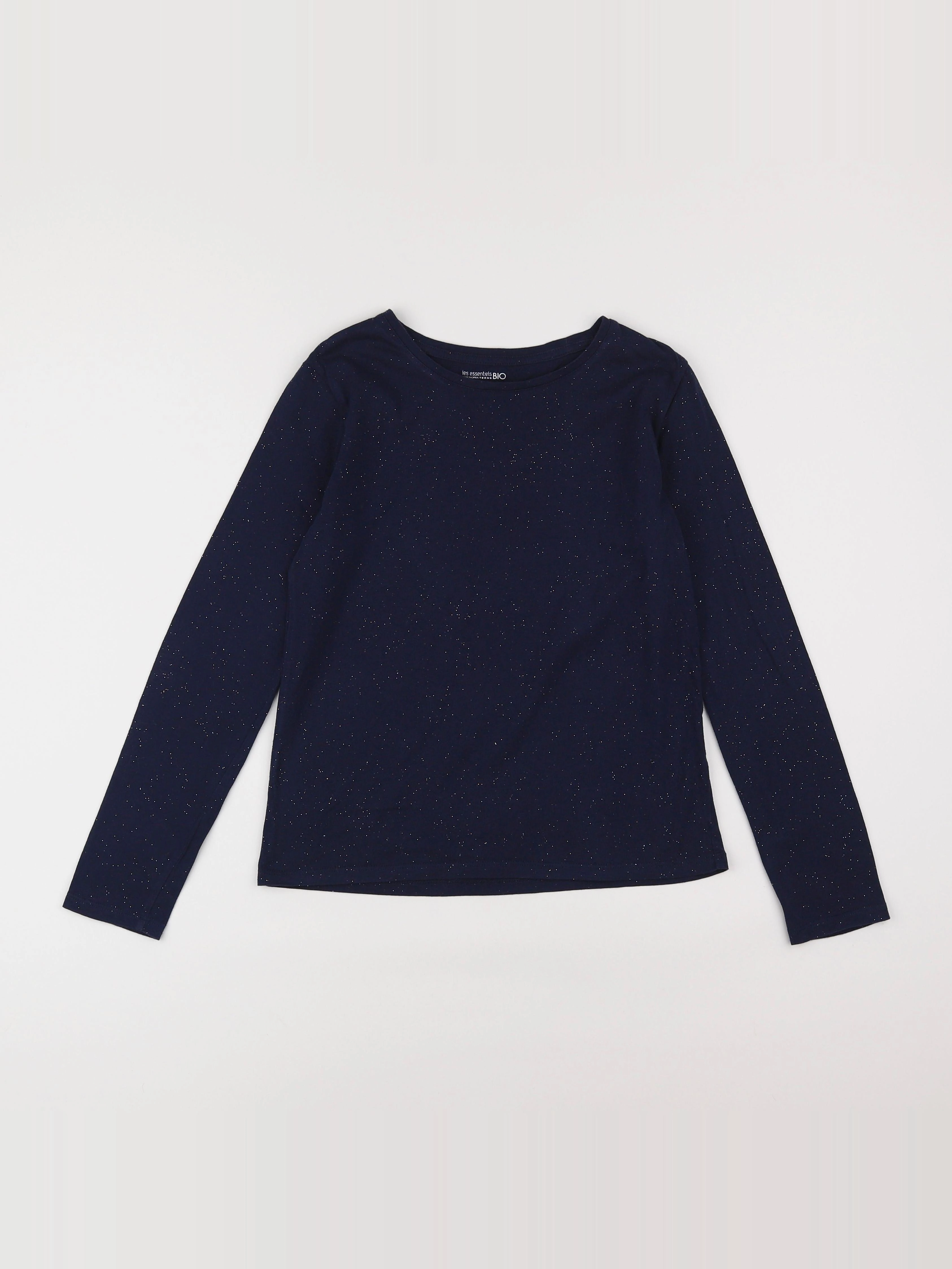 Monoprix - tee-shirt bleu, argent - 12 ans
