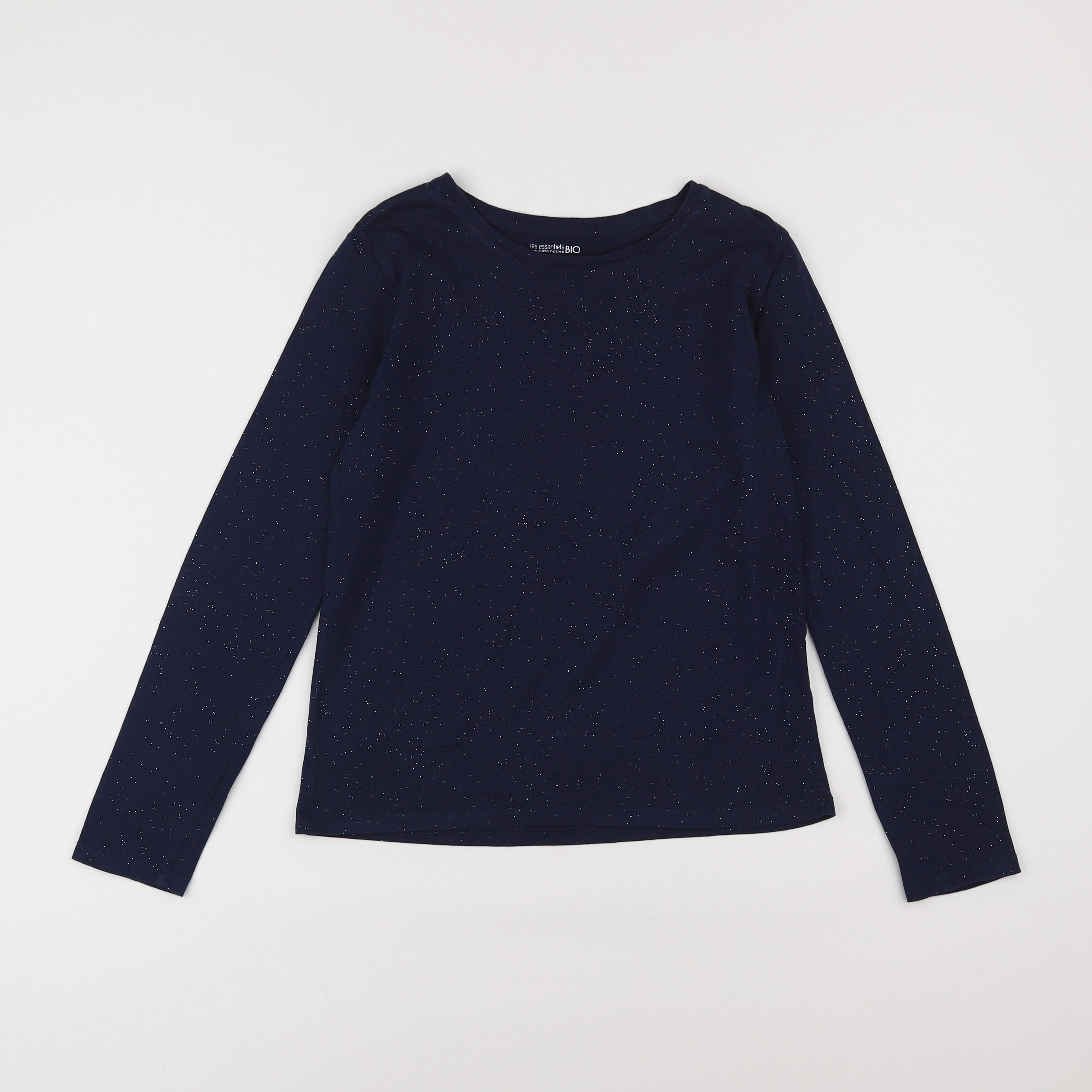 Monoprix - tee-shirt bleu, argent - 12 ans