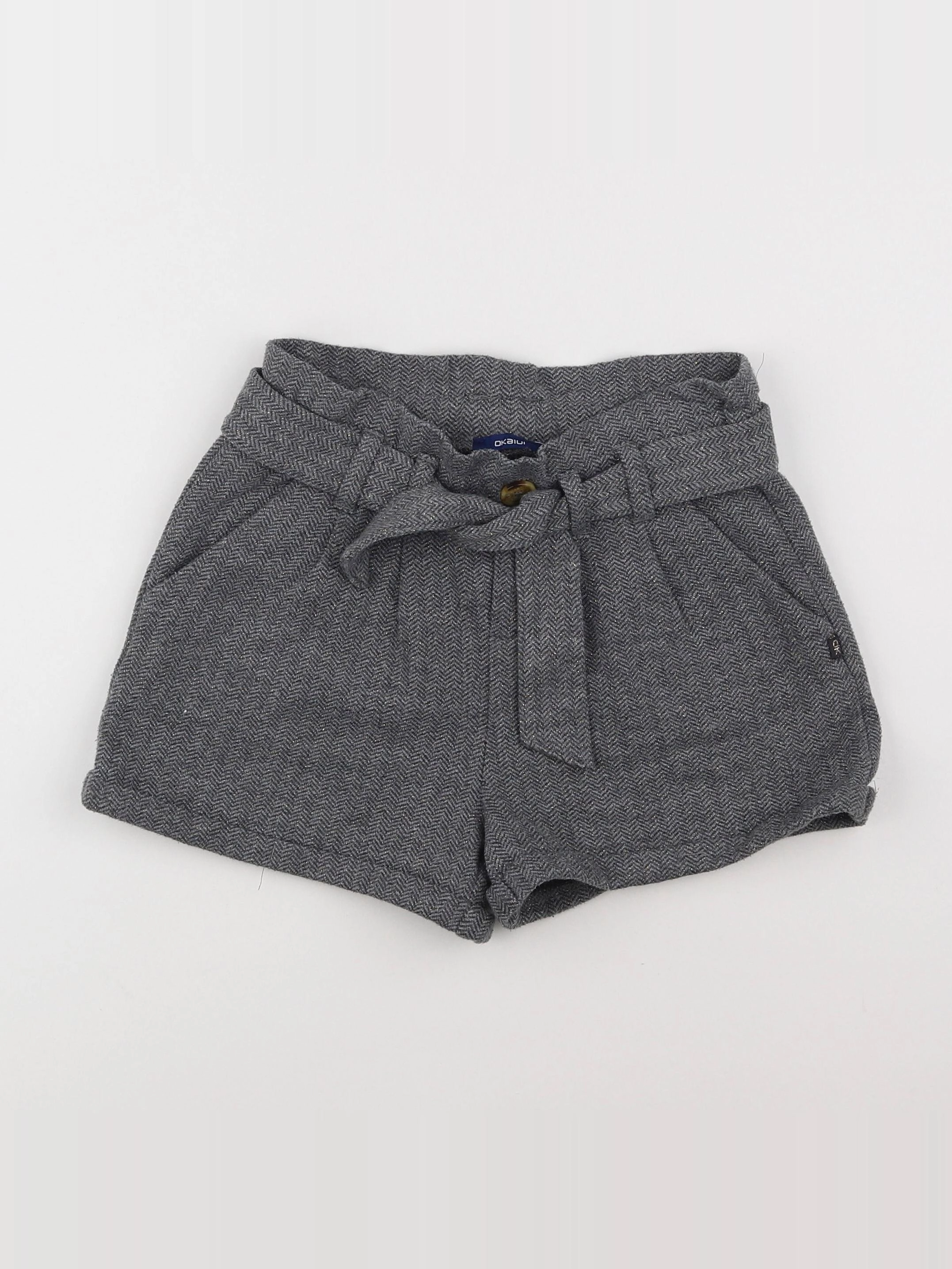 Okaidi - short argent - 9 ans