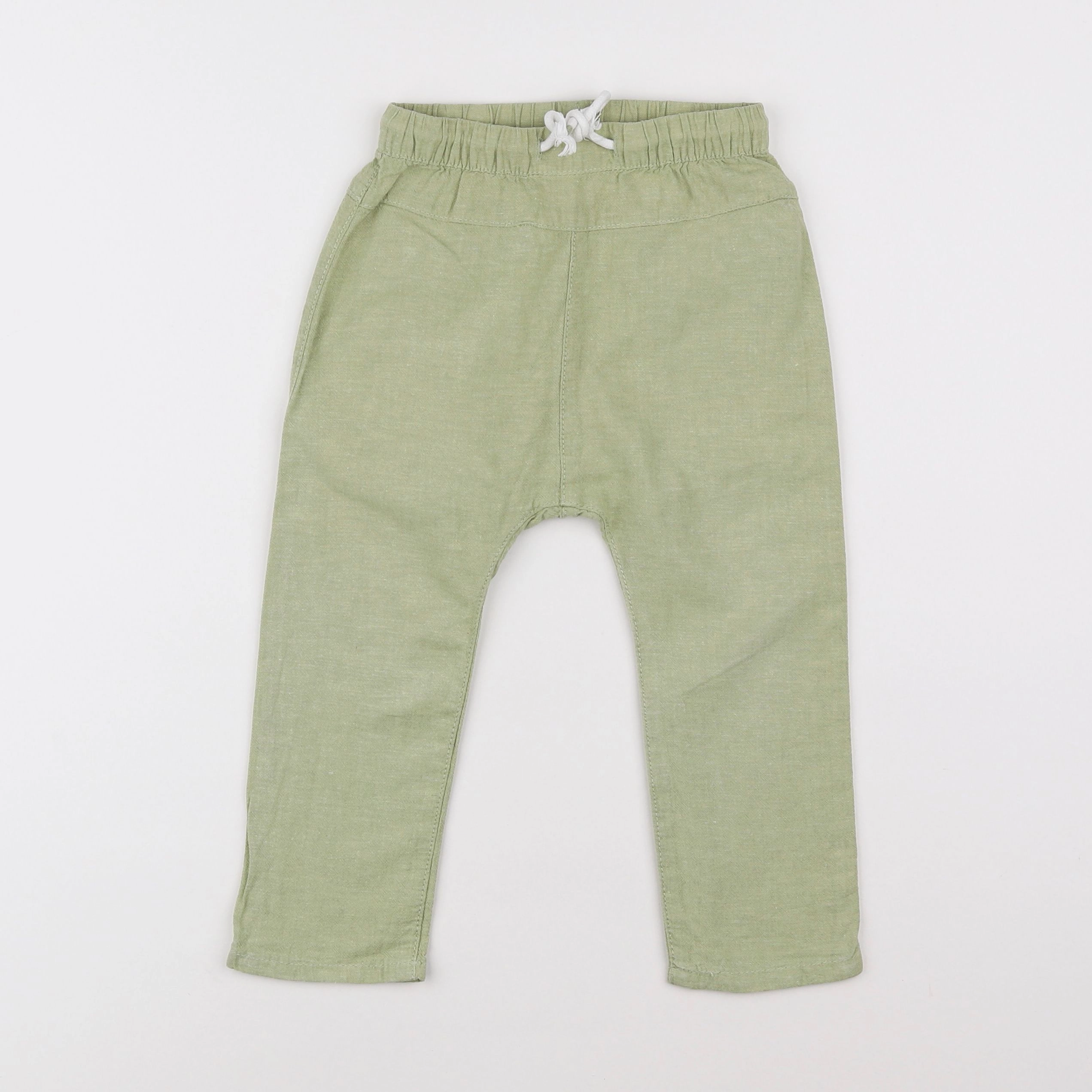 H&M - sarouel vert - 18 mois à 2 ans