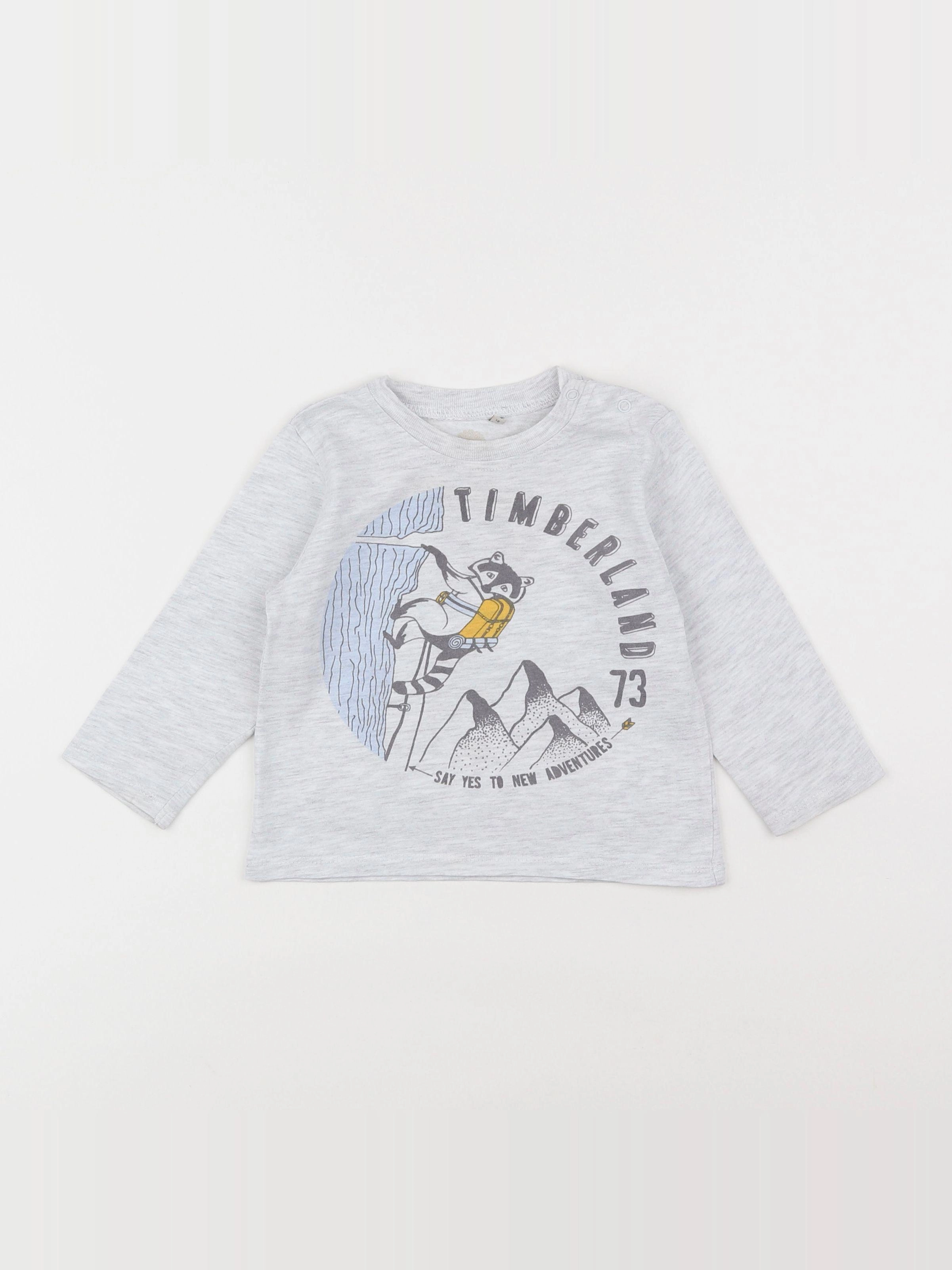 Timberland - tee-shirt gris - 18 mois