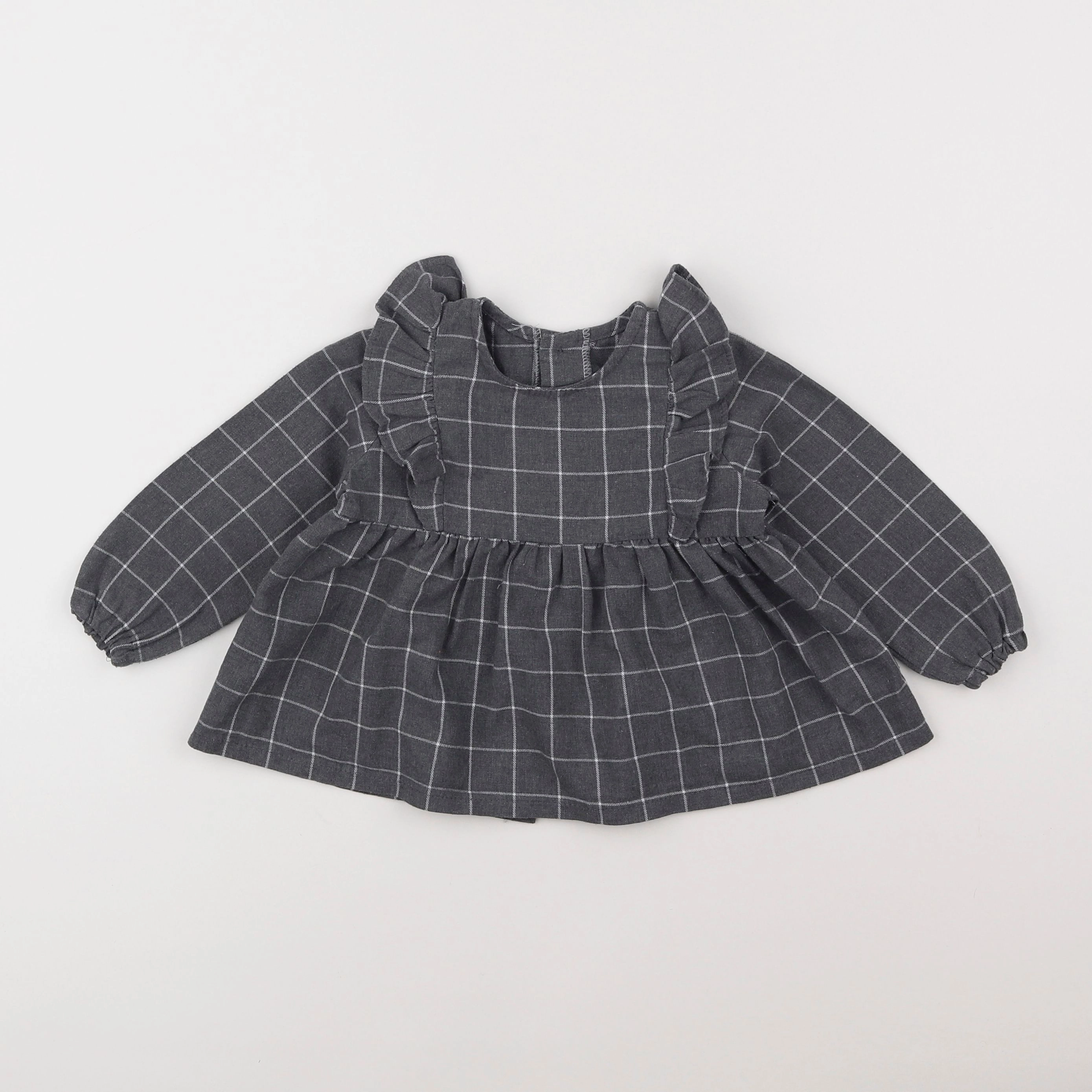 Lola Palacios - blouse gris - 2 ans