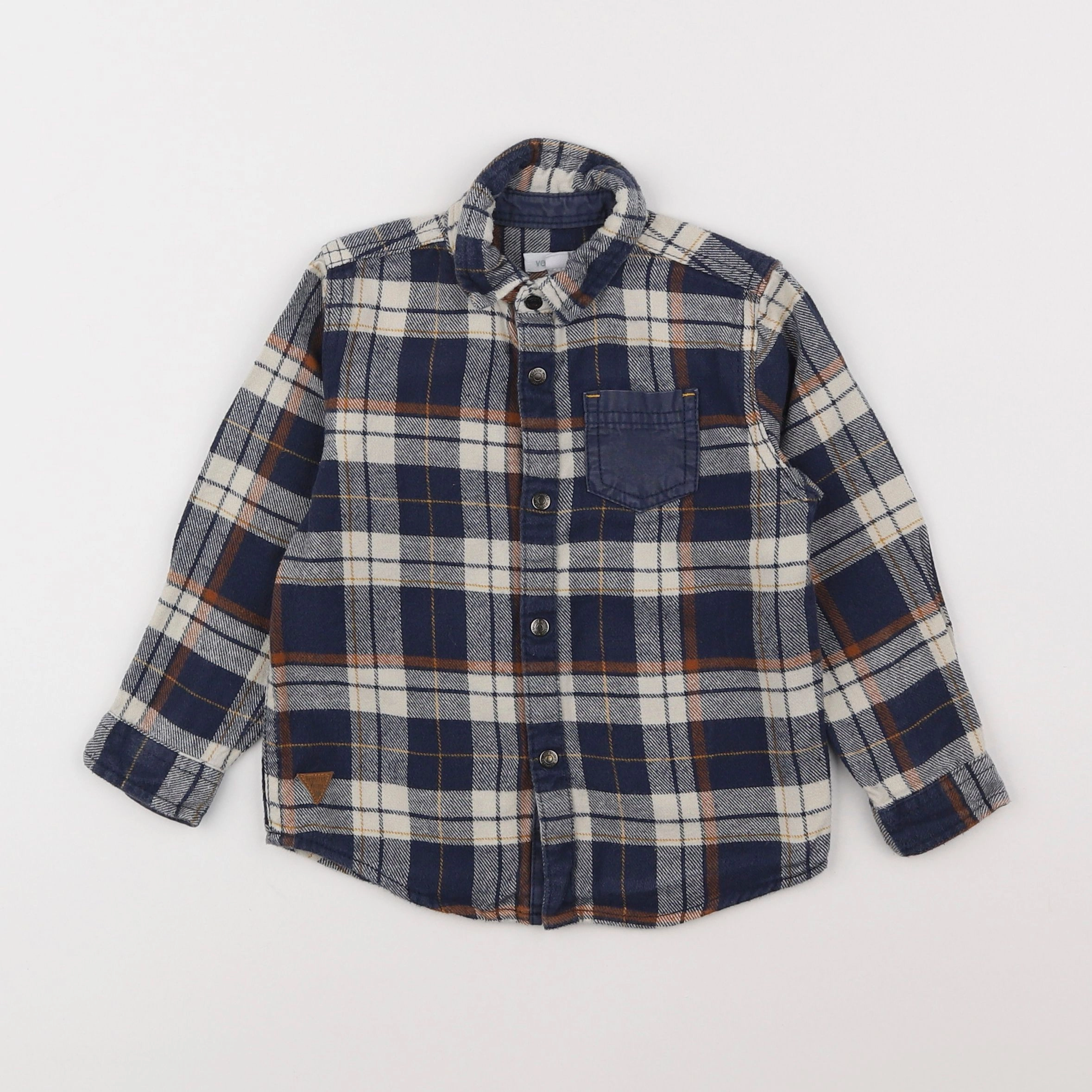 Vertbaudet - chemise multicolore - 3 ans