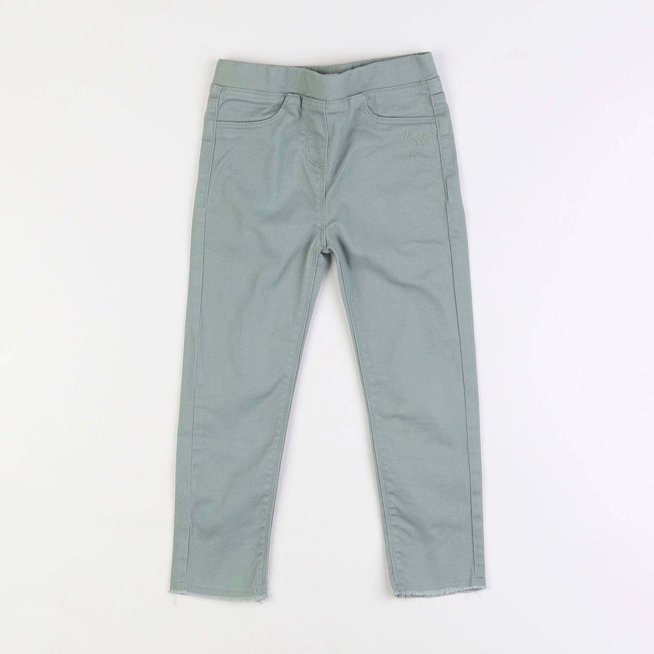 Vertbaudet - jegging vert - 4 ans