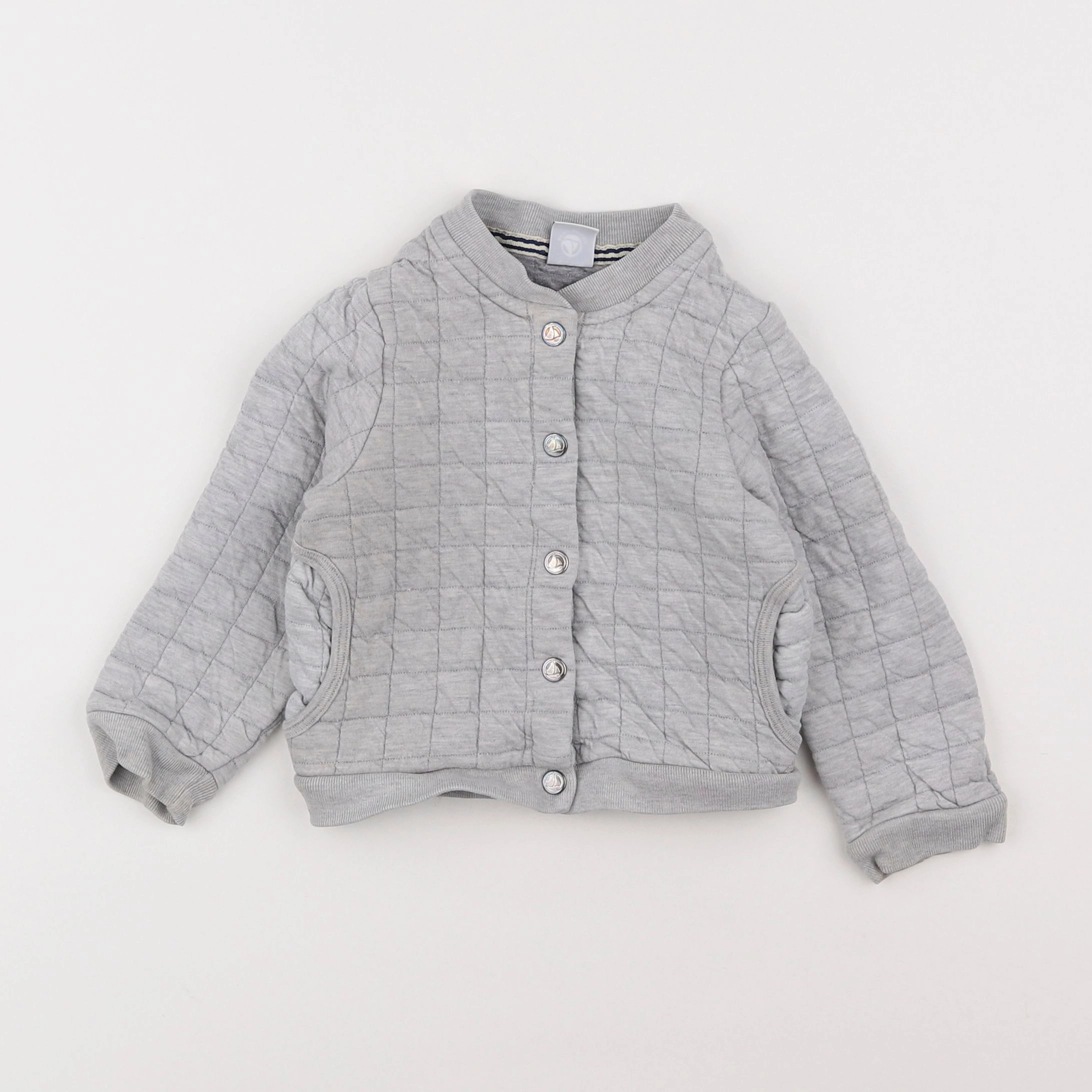 Petit Bateau - sweat gris - 3 ans