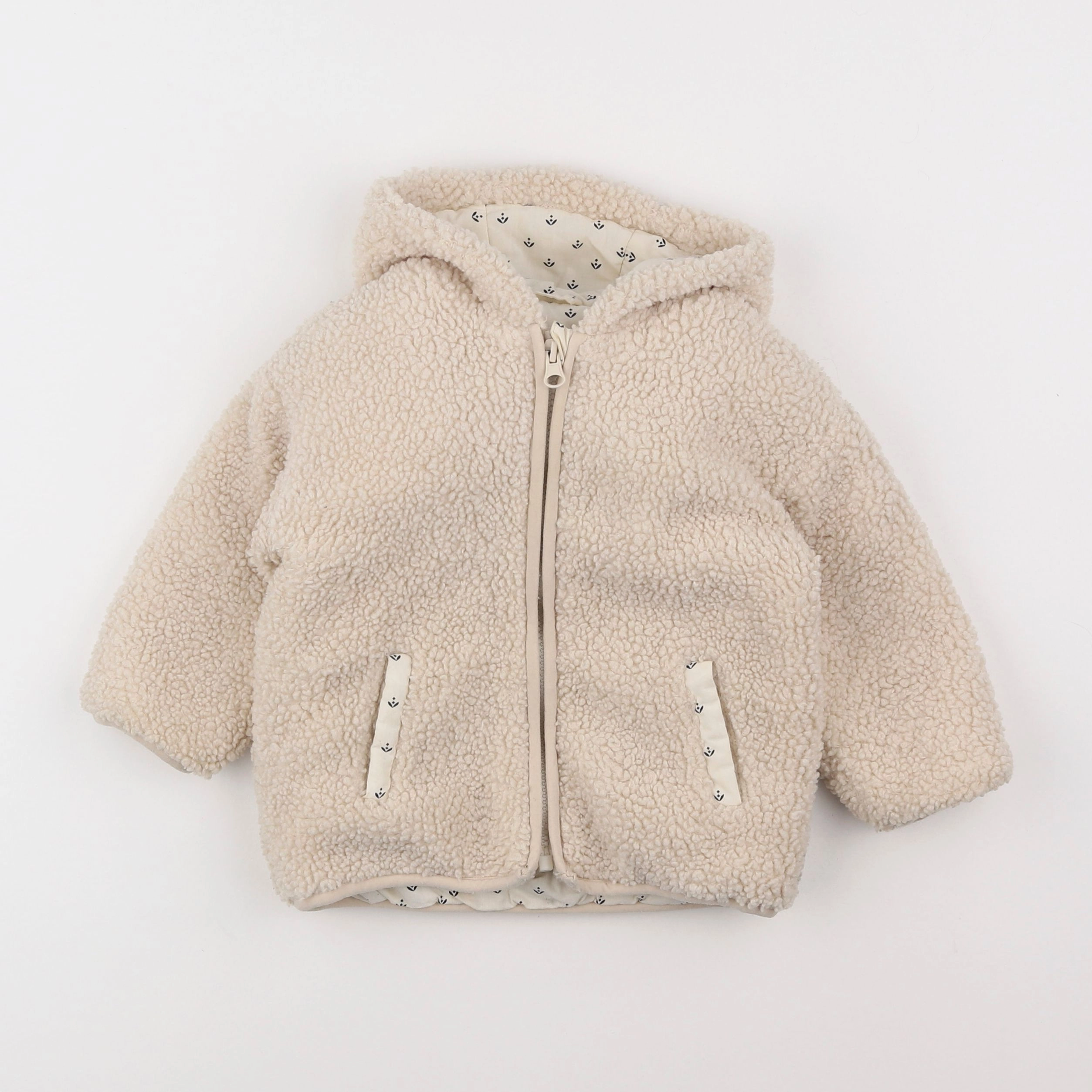 Vertbaudet - veste beige - 18 mois