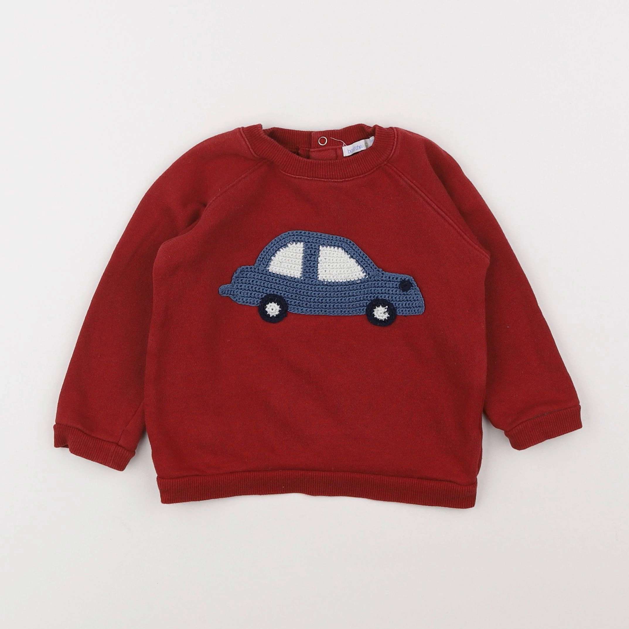 Boutchou - sweat rouge - 18 mois