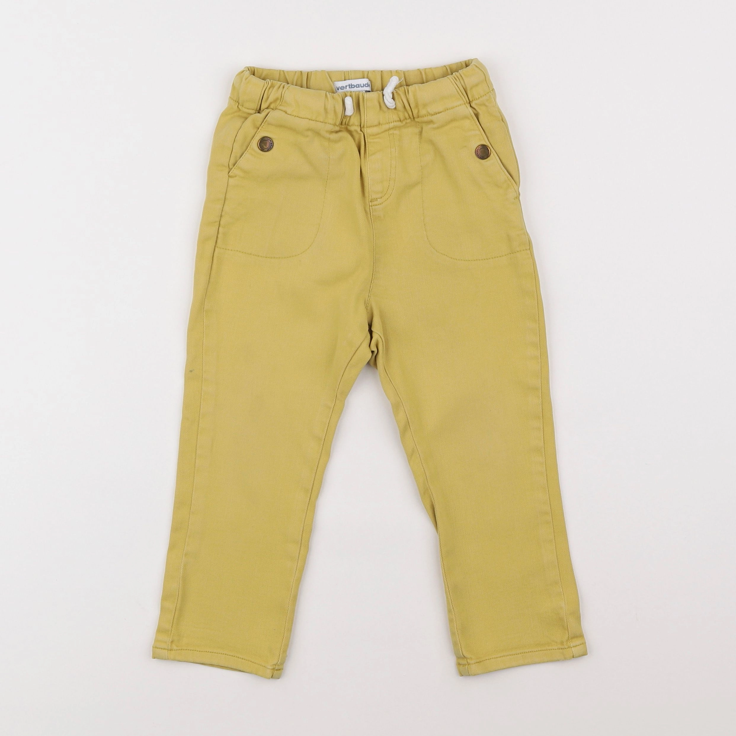 Vertbaudet - jegging jaune - 2 ans