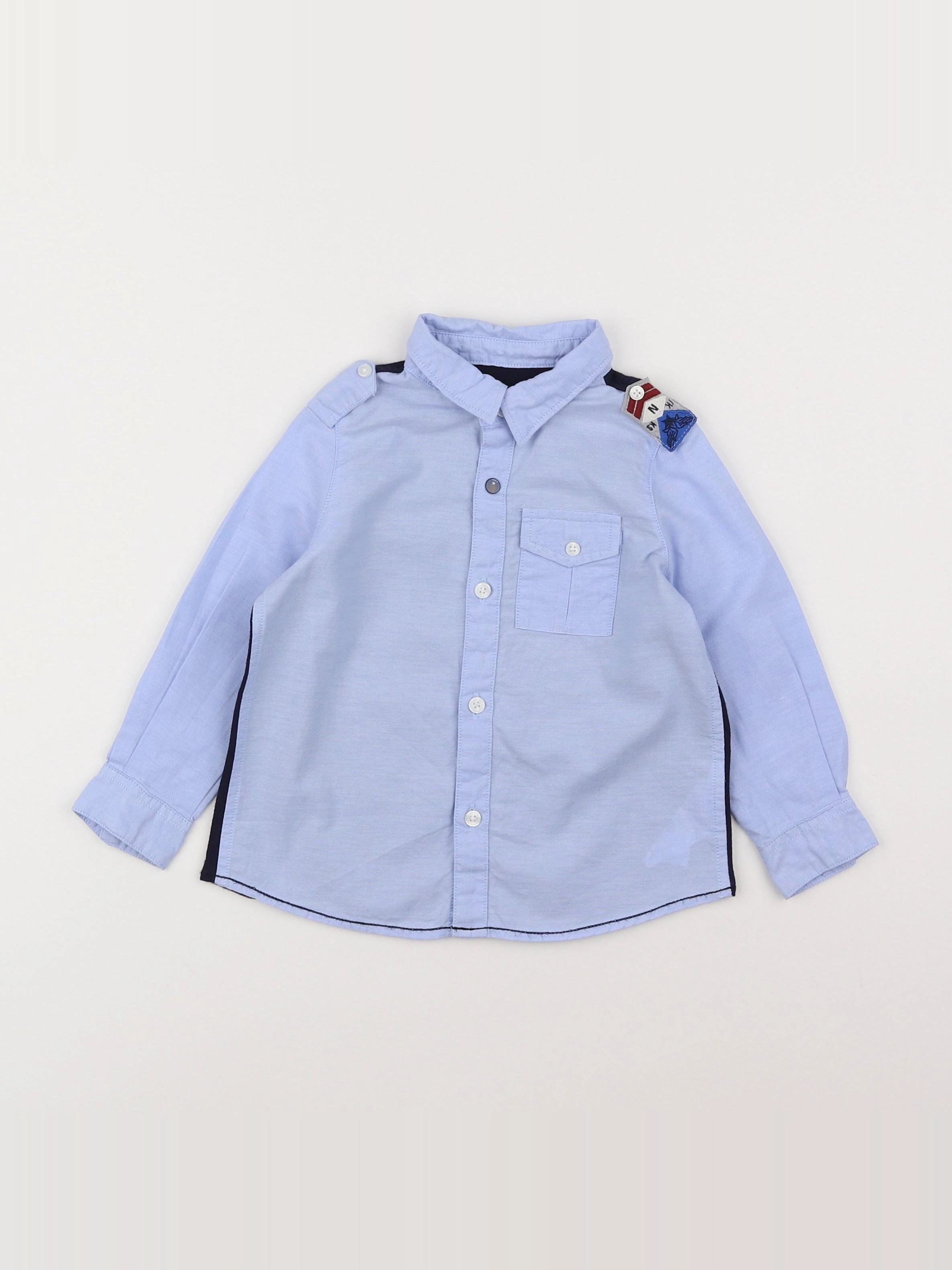 IKKS - chemise bleu - 18 mois