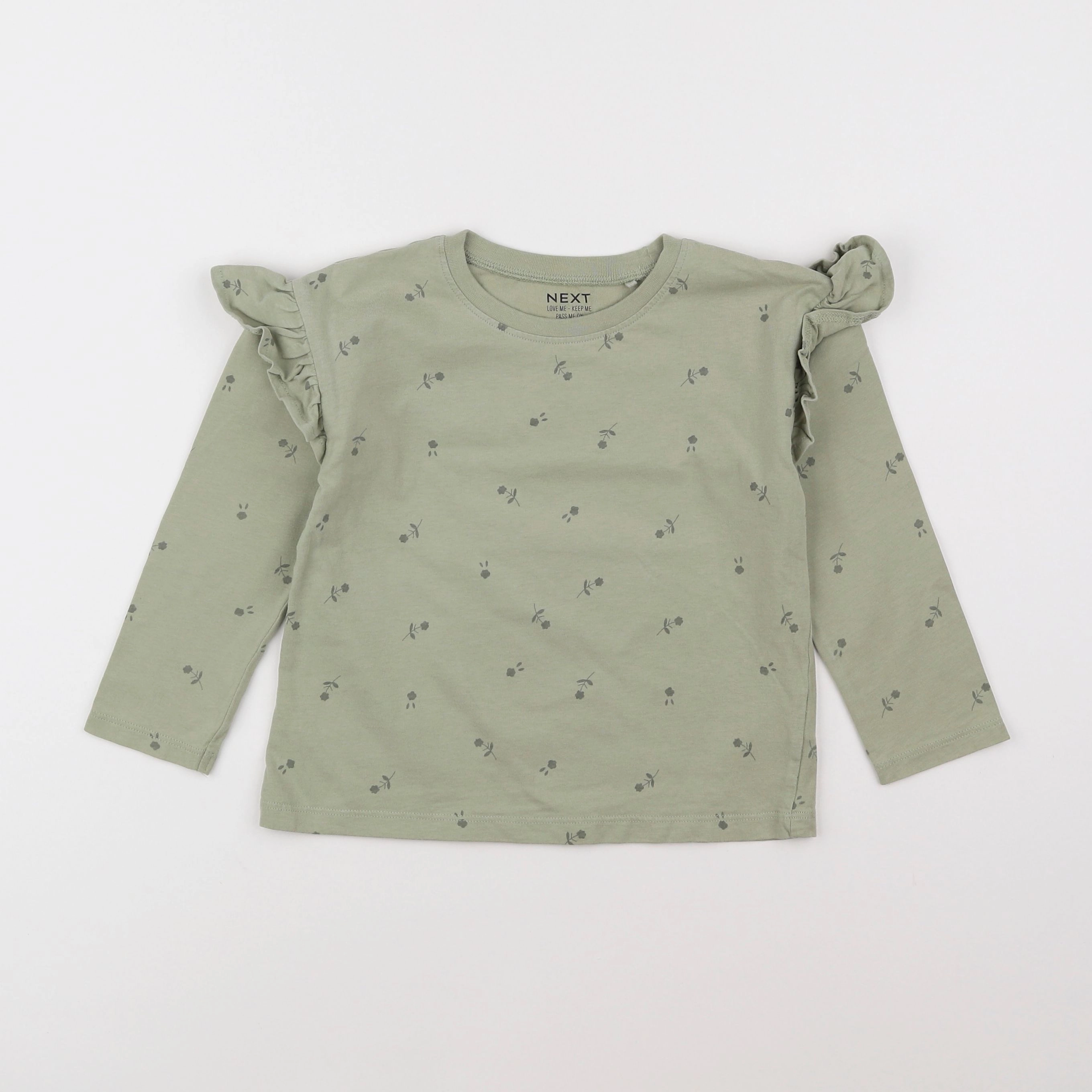 Next - tee-shirt vert - 4/5 ans