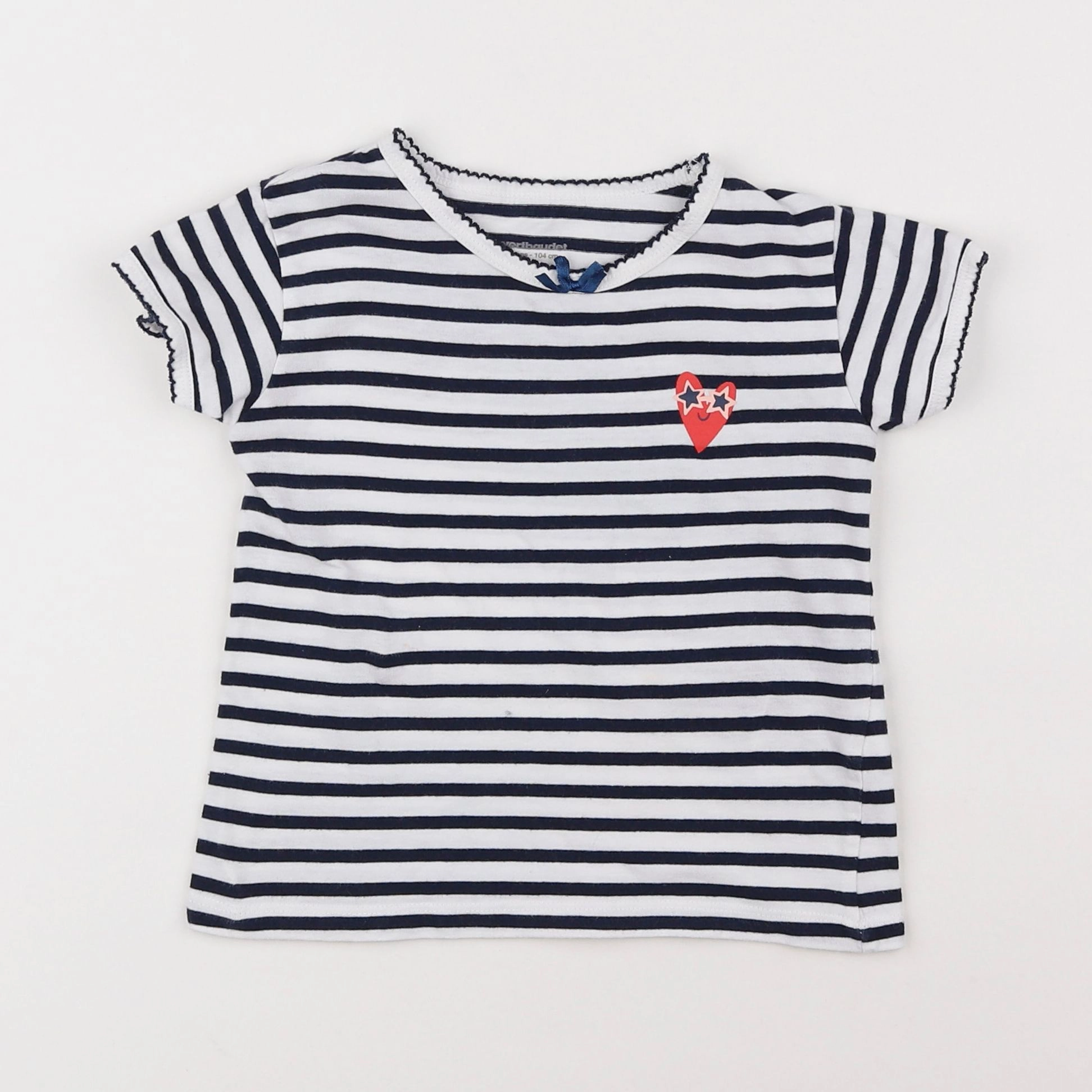 Vertbaudet - maillot de corps bleu - 4 ans