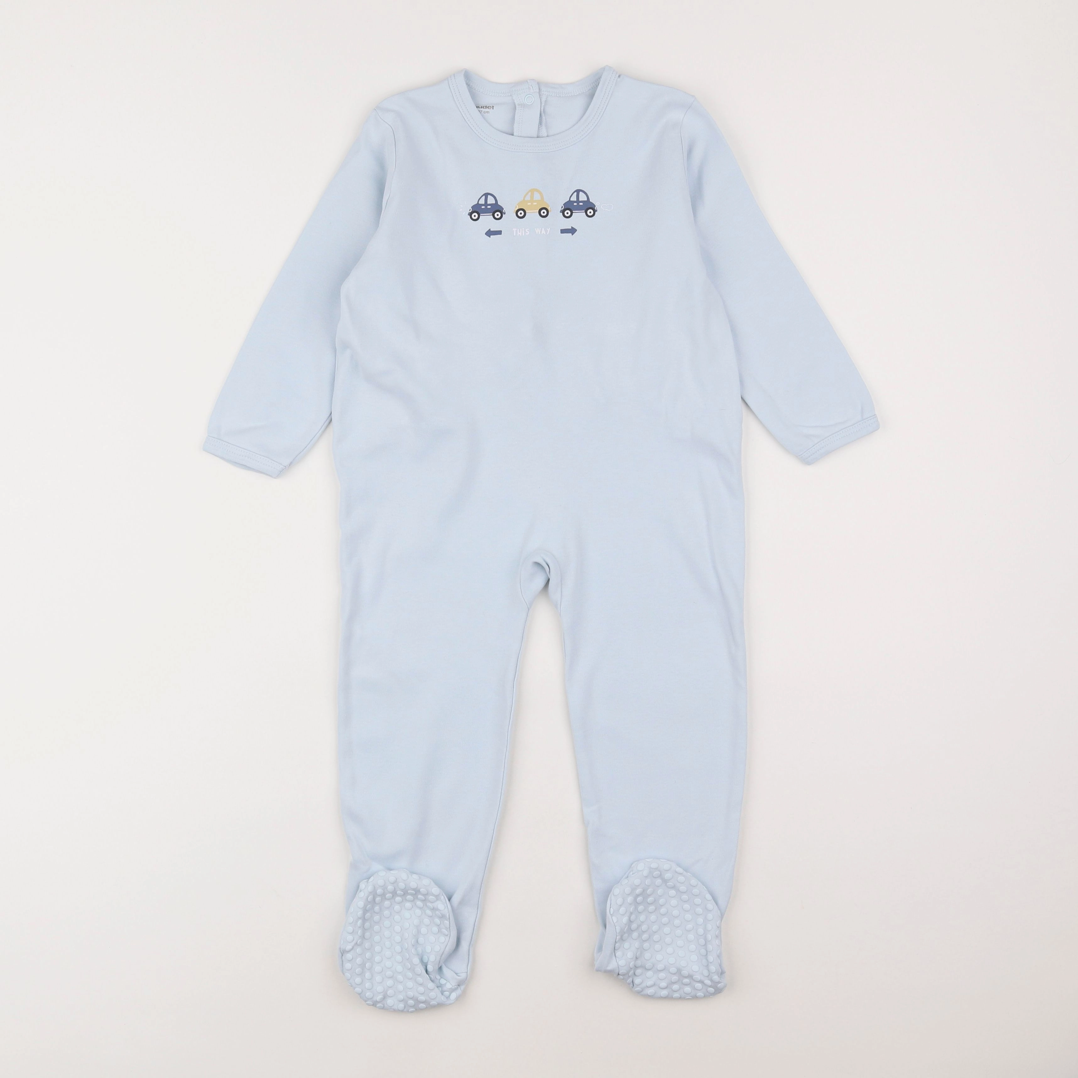 Vertbaudet - pyjama coton bleu - 3 ans