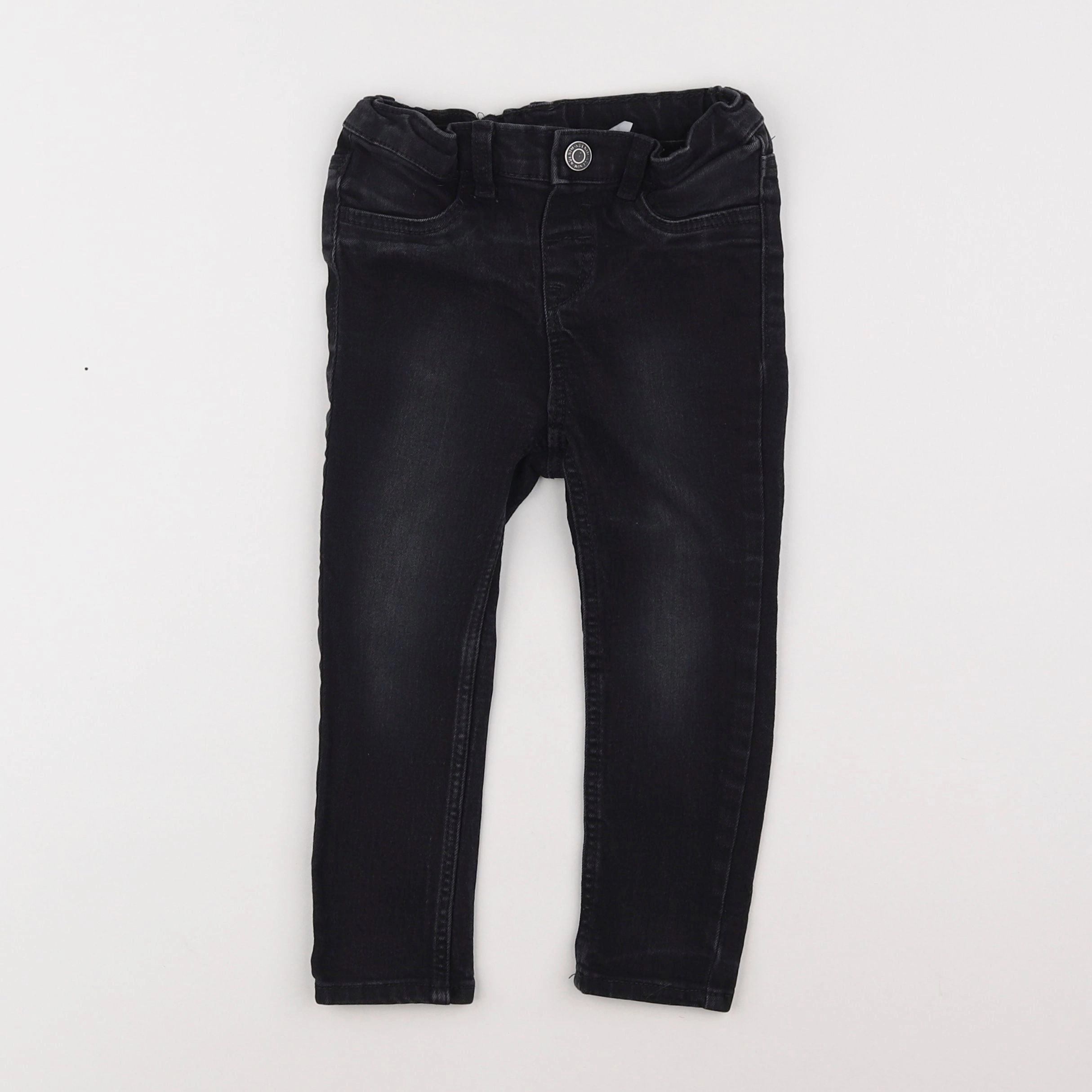 H&M - jean noir - 18 mois à 2 ans