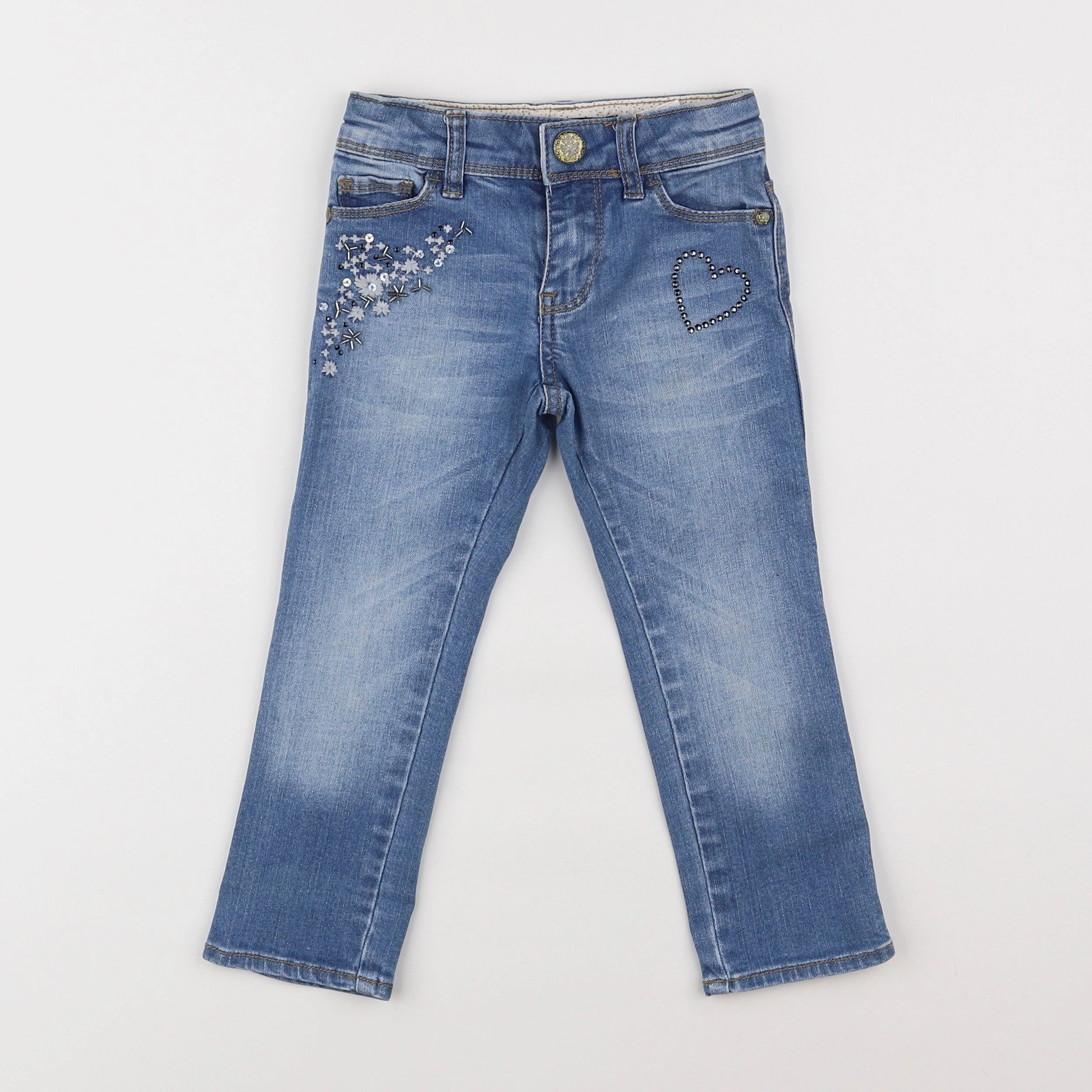 IKKS - jean bleu - 2 ans