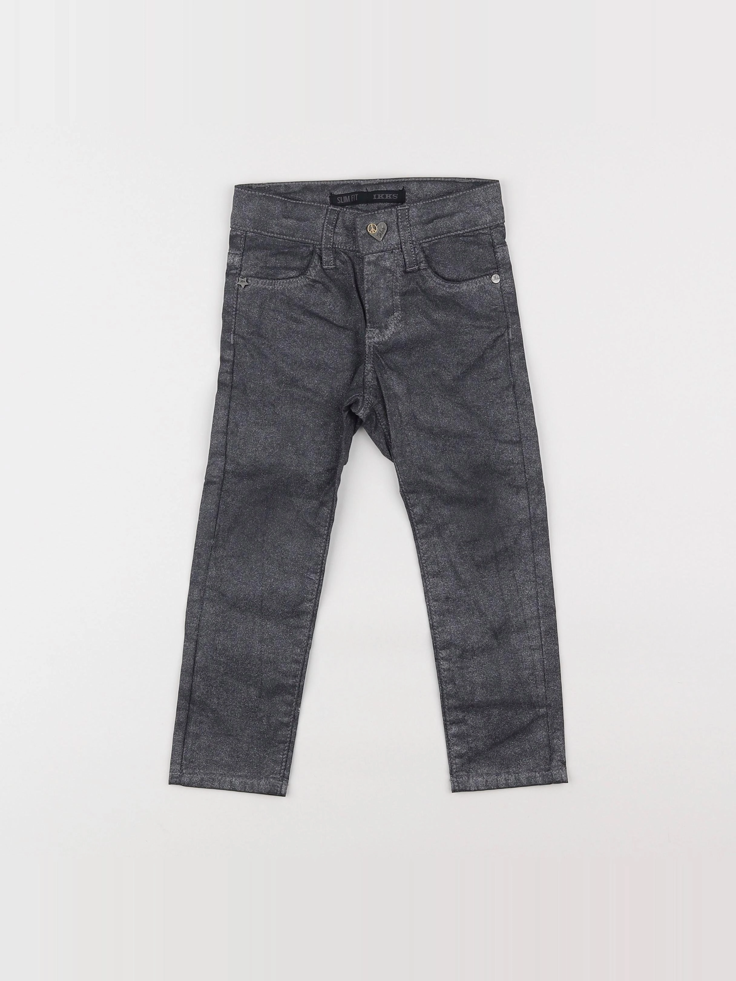 IKKS - pantalon argent, gris - 2 ans
