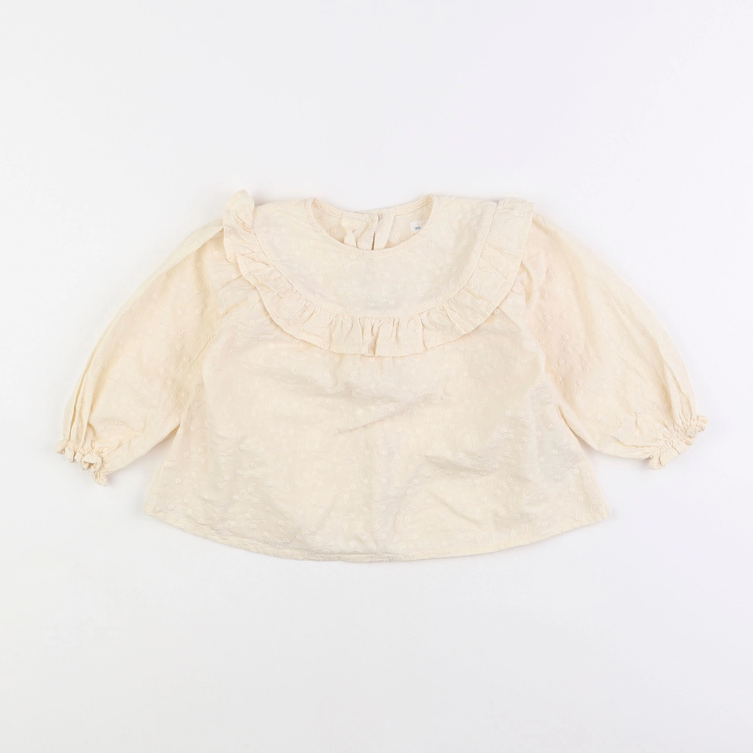 Vertbaudet - blouse beige - 18 mois