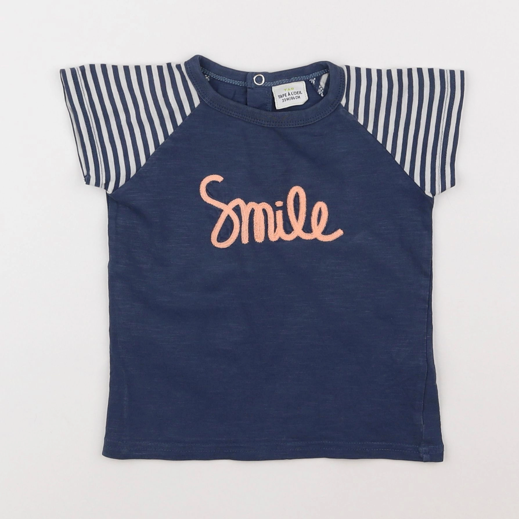 Tape à l'oeil - tee-shirt bleu - 2 ans