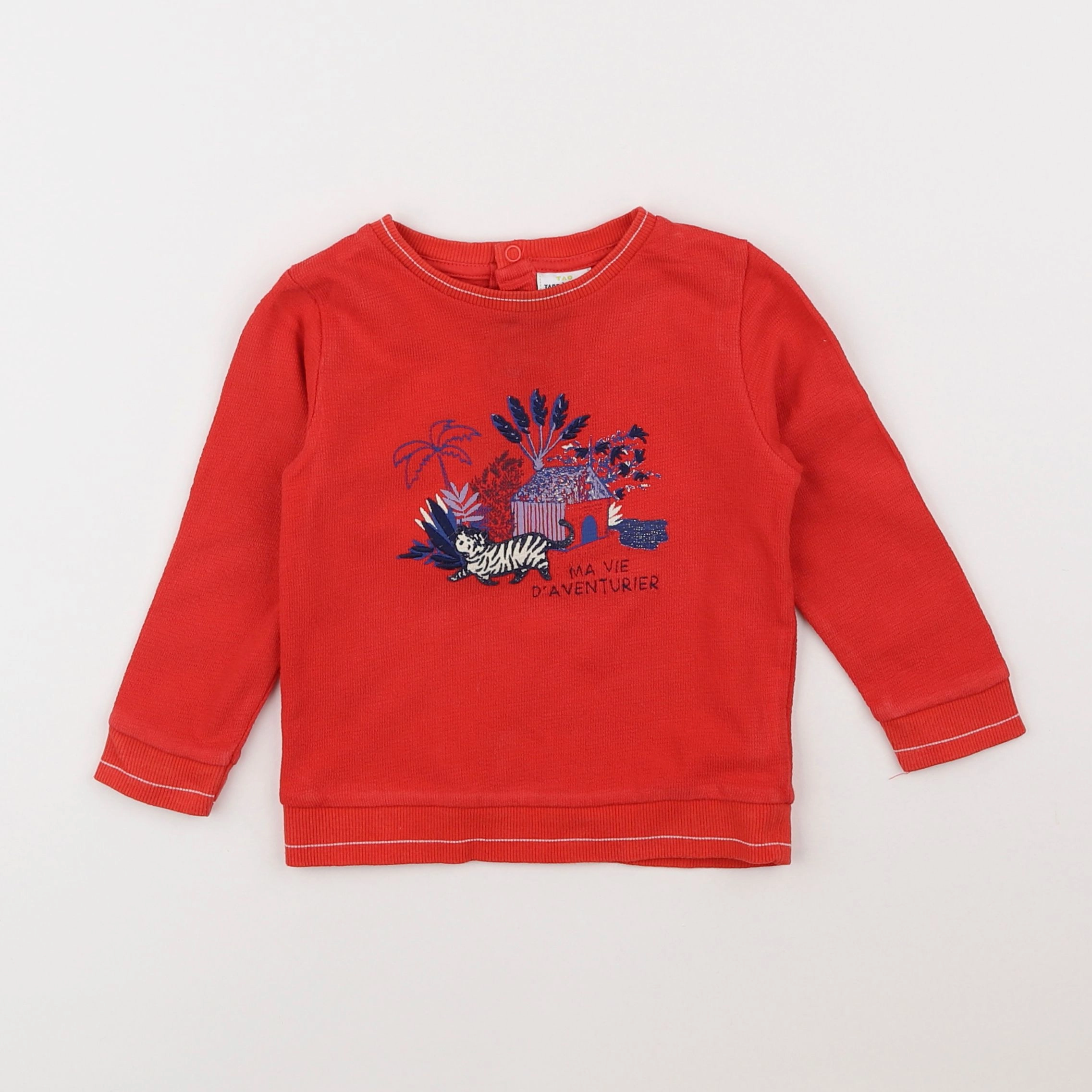 Tape à l'oeil - pull rouge - 2 ans