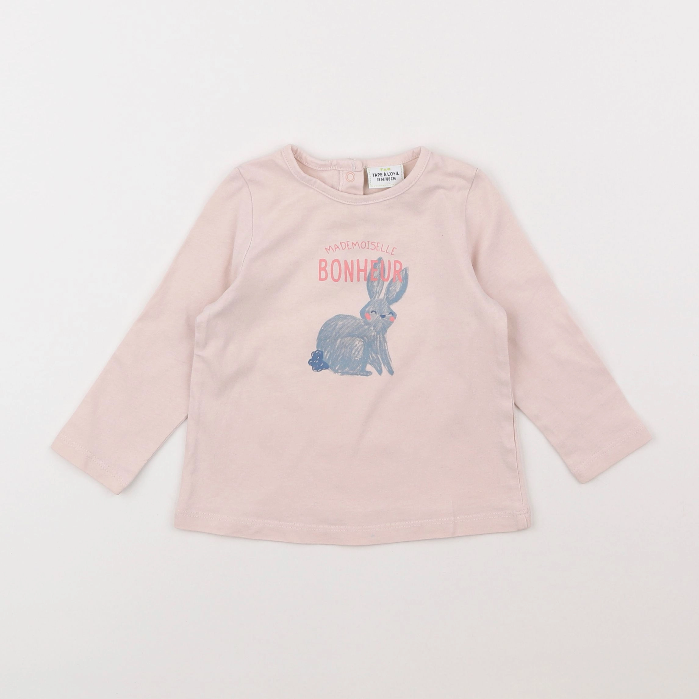 Tape à l'oeil - tee-shirt rose - 18 mois