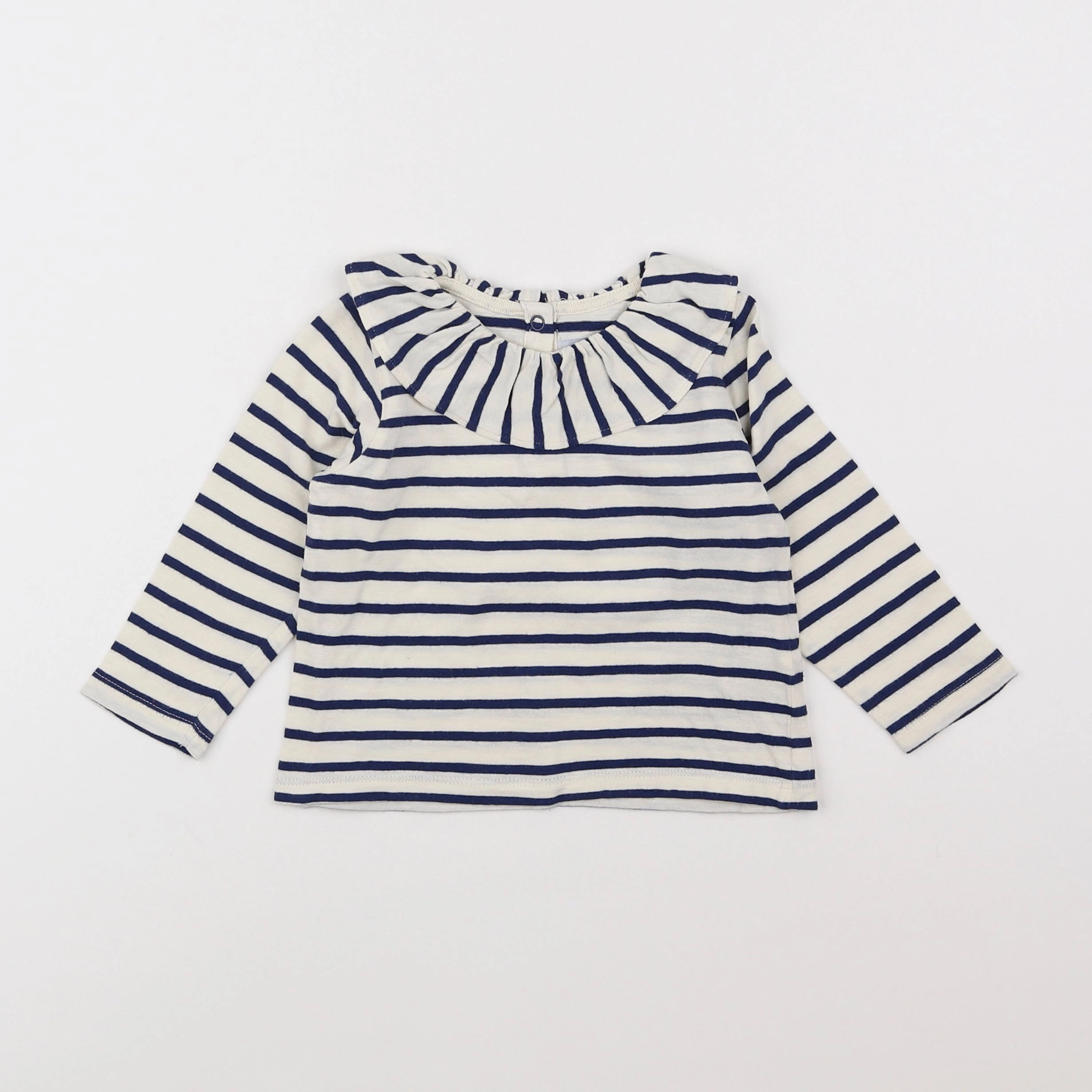 Petit Bateau - tee-shirt blanc - 18 mois