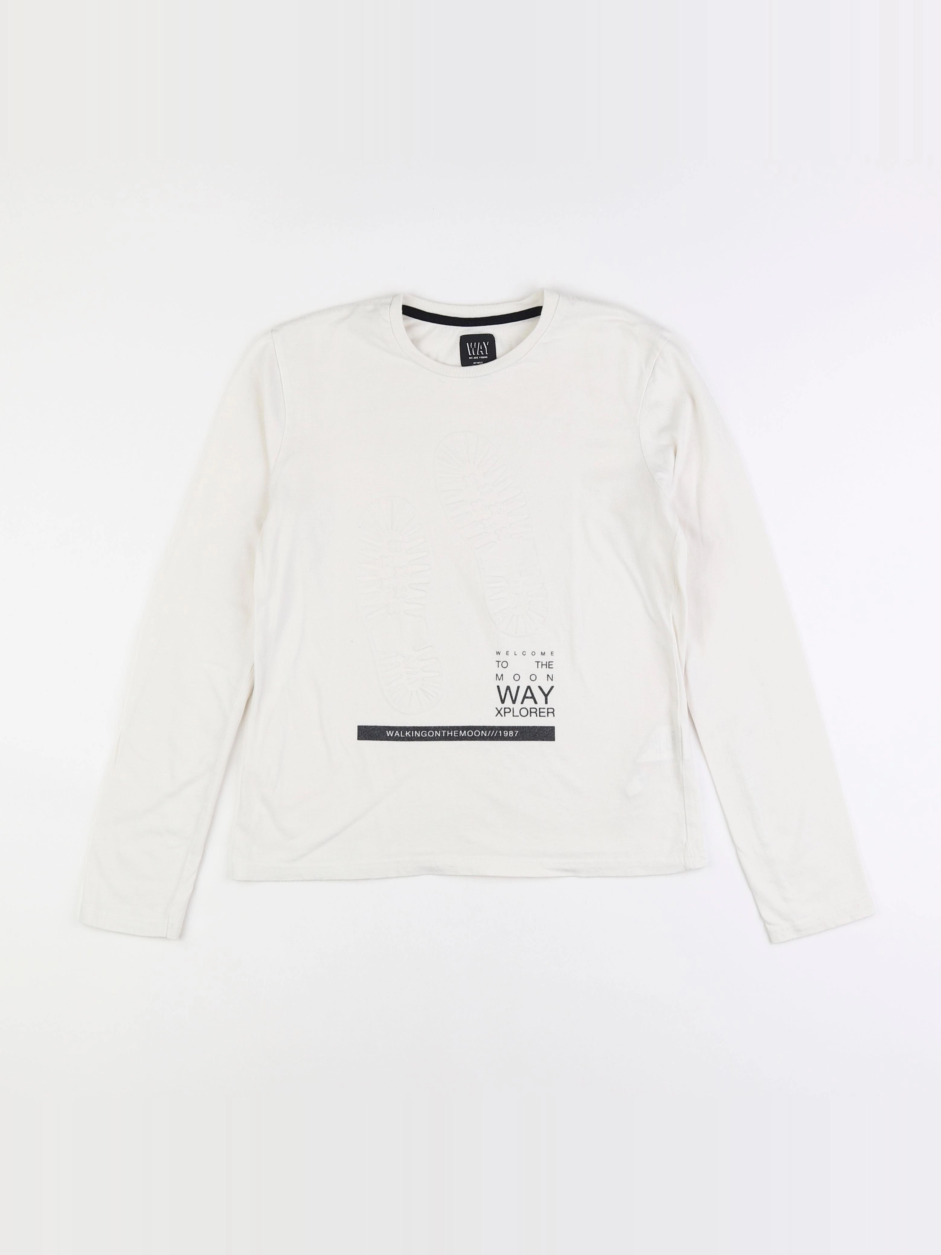 IKKS - tee-shirt blanc - 12 ans