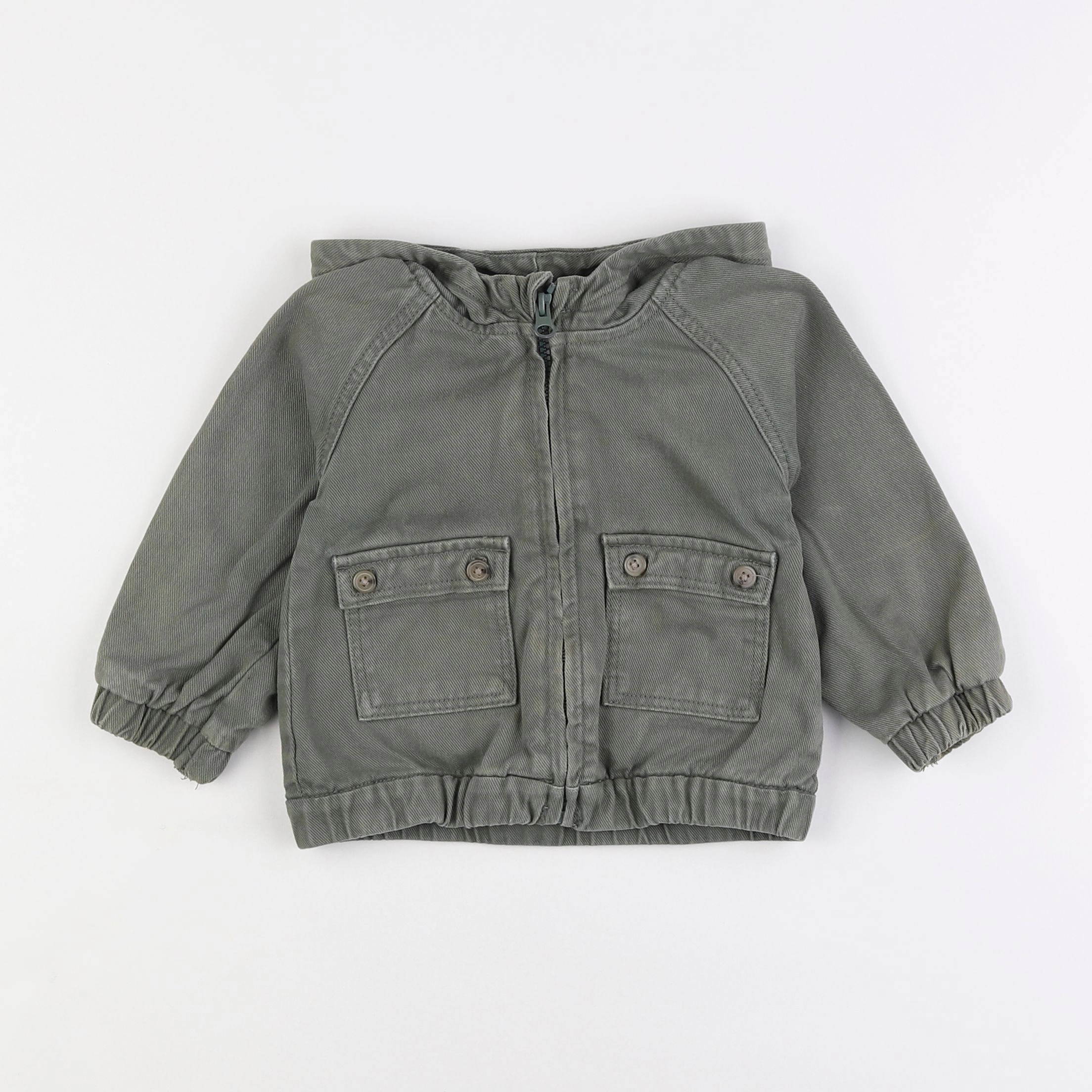 Vertbaudet - veste vert - 2 ans