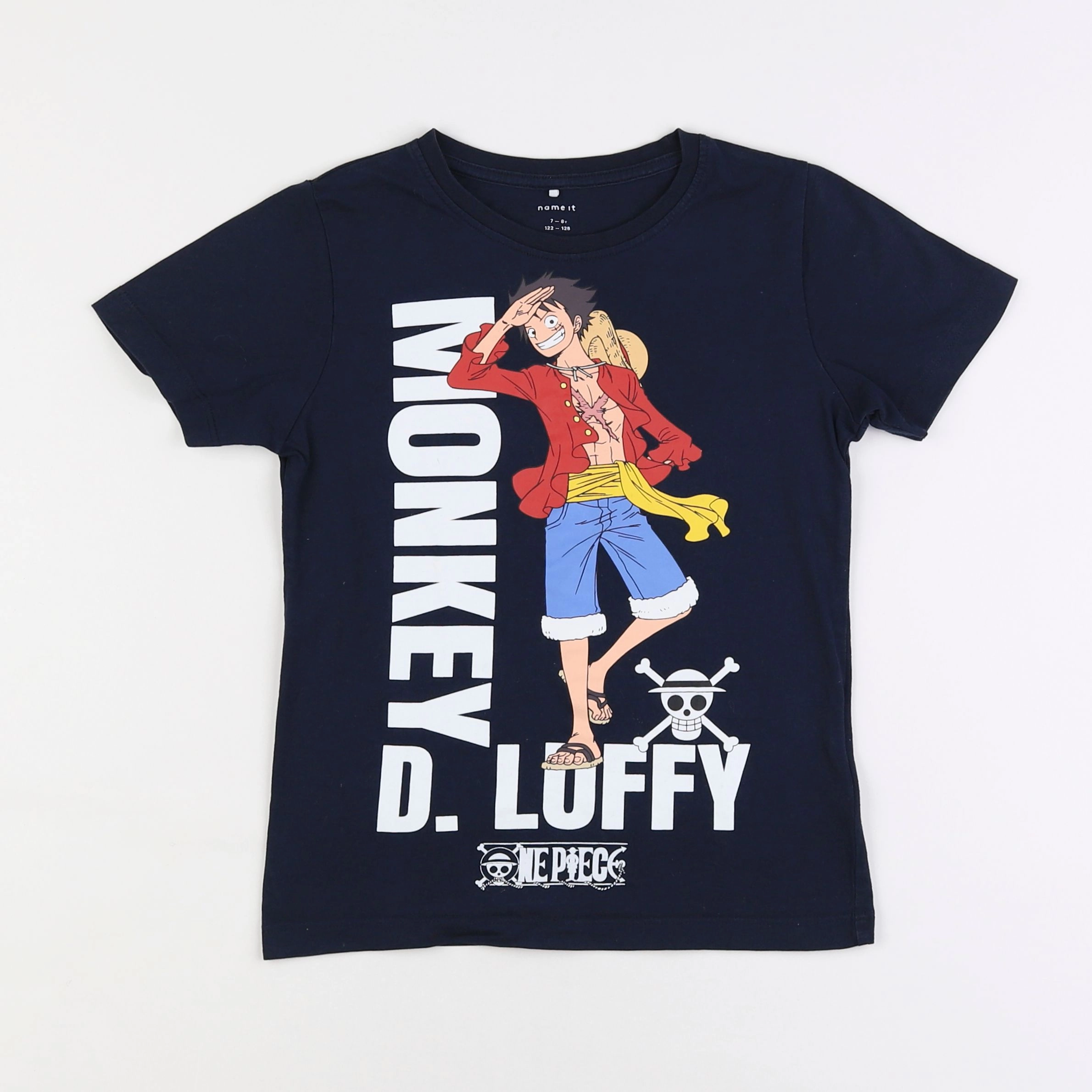 Name it - tee-shirt bleu - 7/8 ans