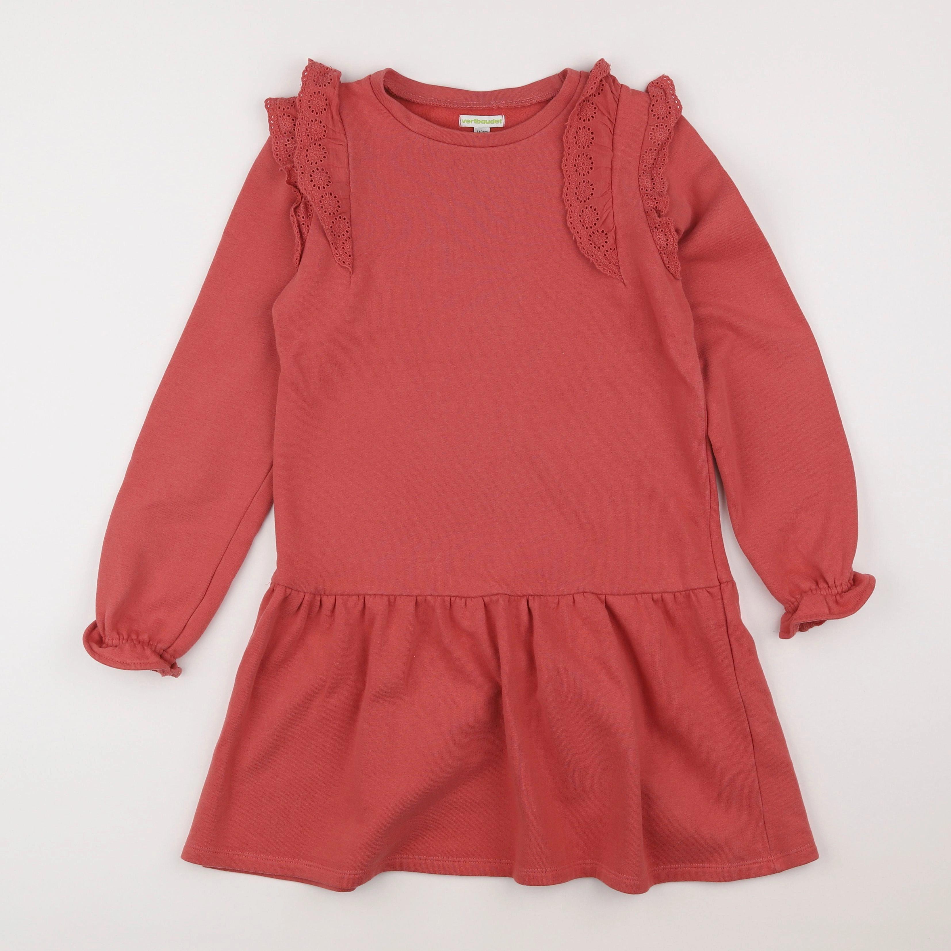 Vertbaudet - robe rose - 10 ans