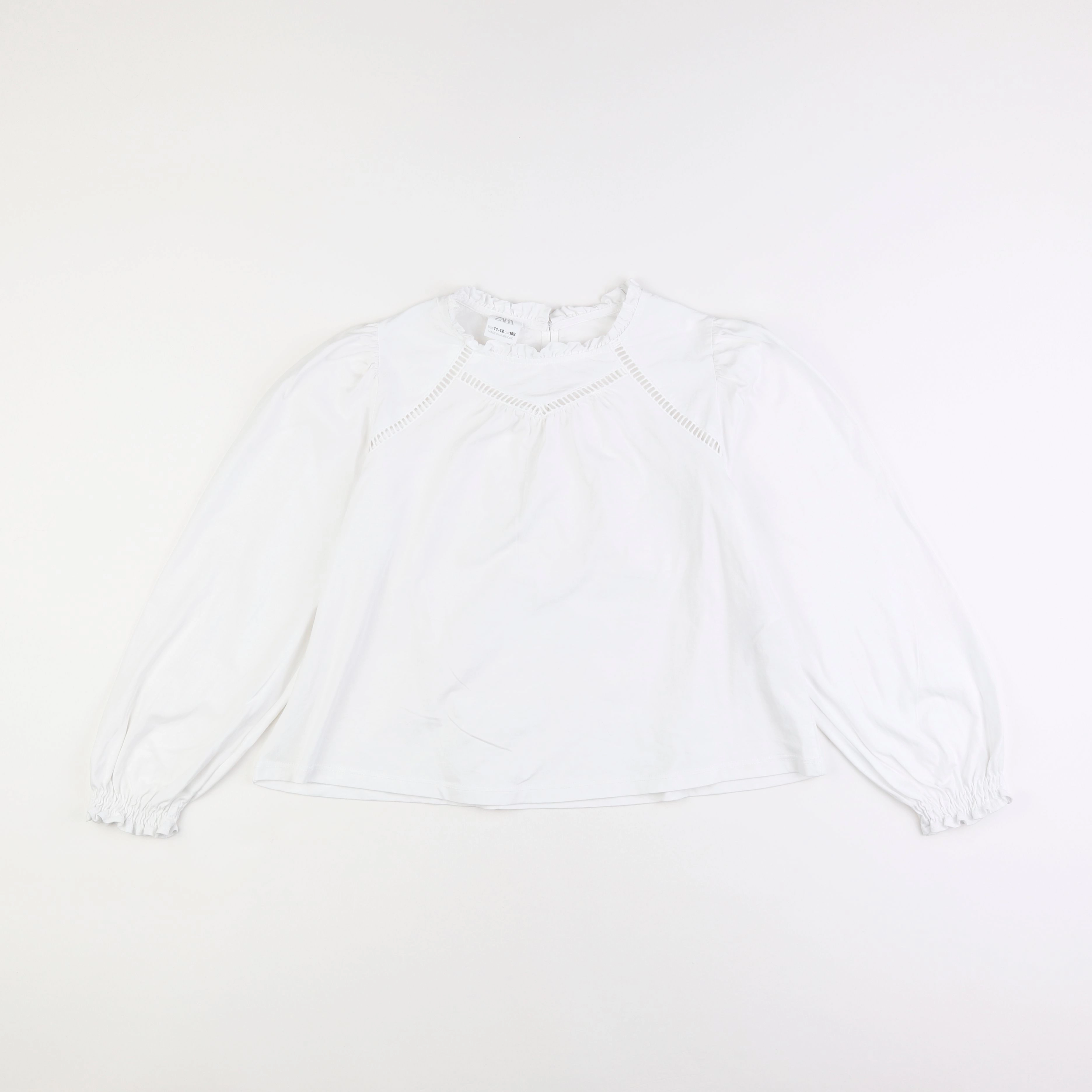 Zara - blouse blanc - 11/12 ans