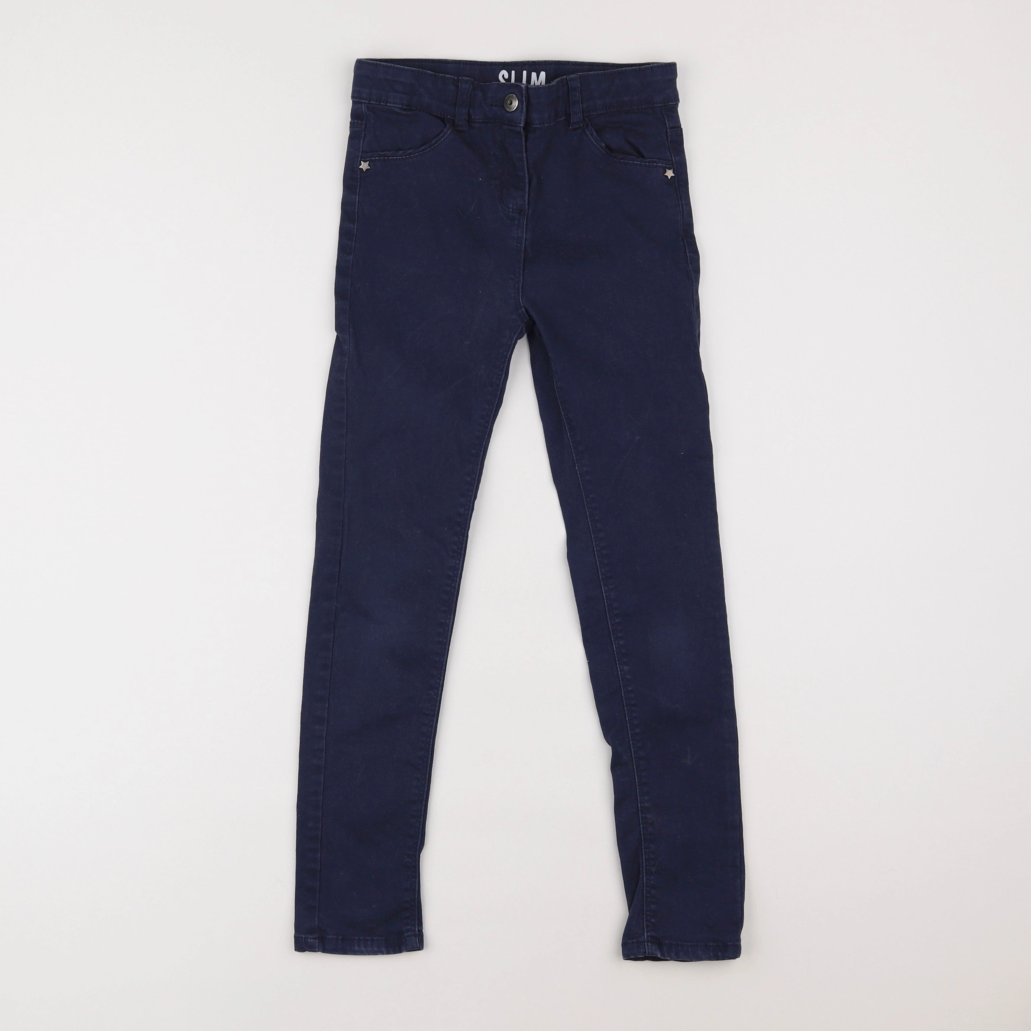 Vertbaudet - pantalon bleu - 9 ans