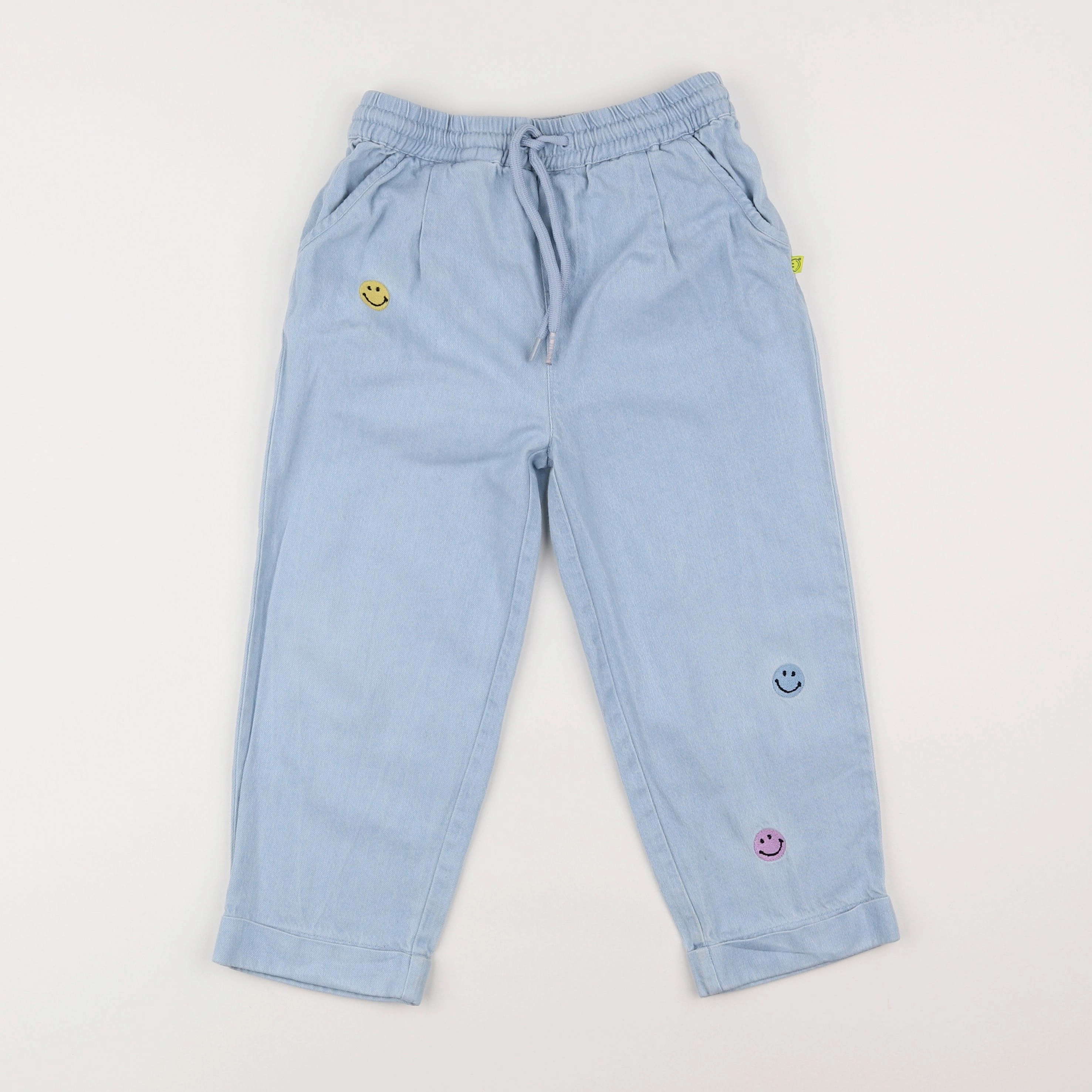 Galeries Lafayette - pantalon bleu - 7 ans