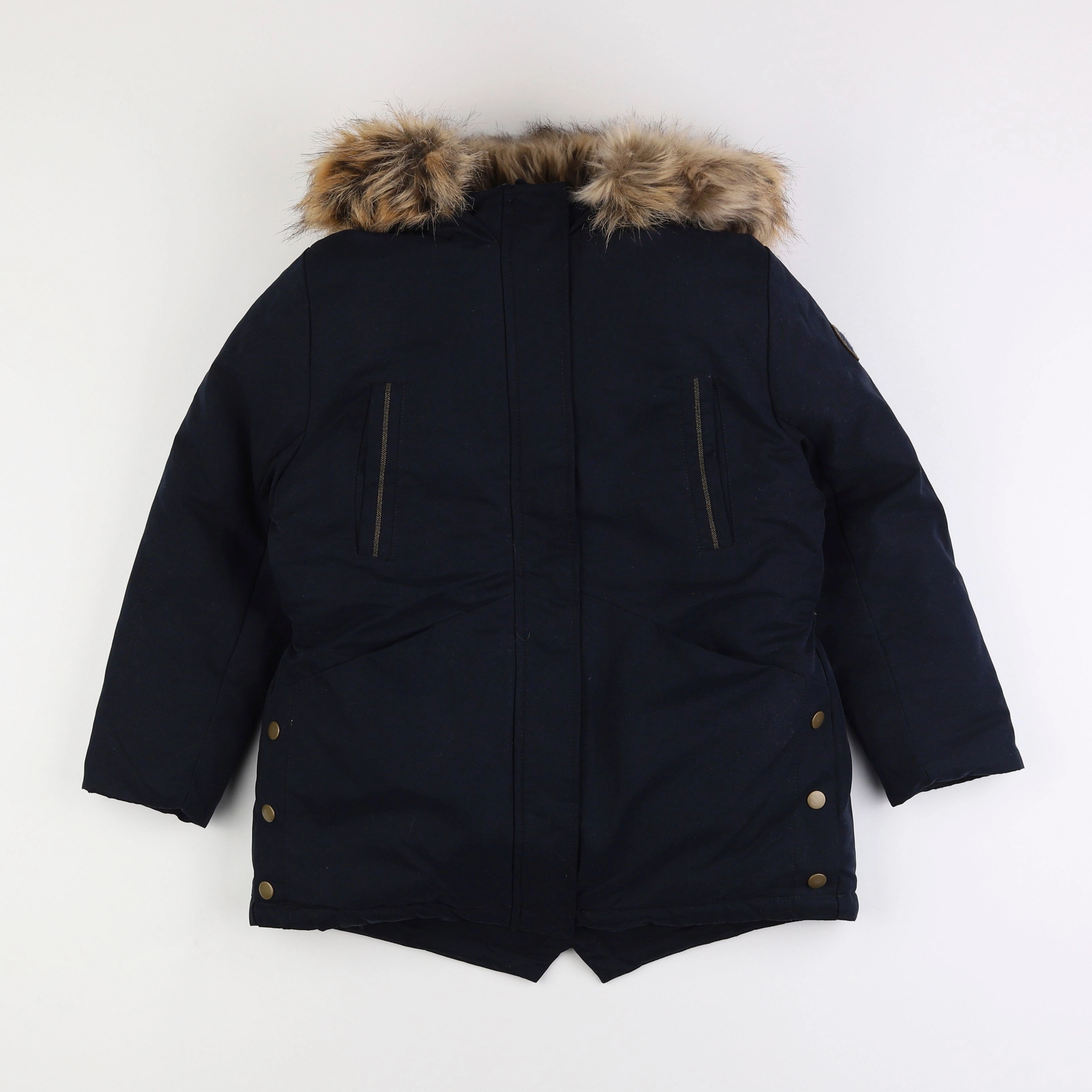 IKKS - manteau doublure amovible bleu - 10 ans