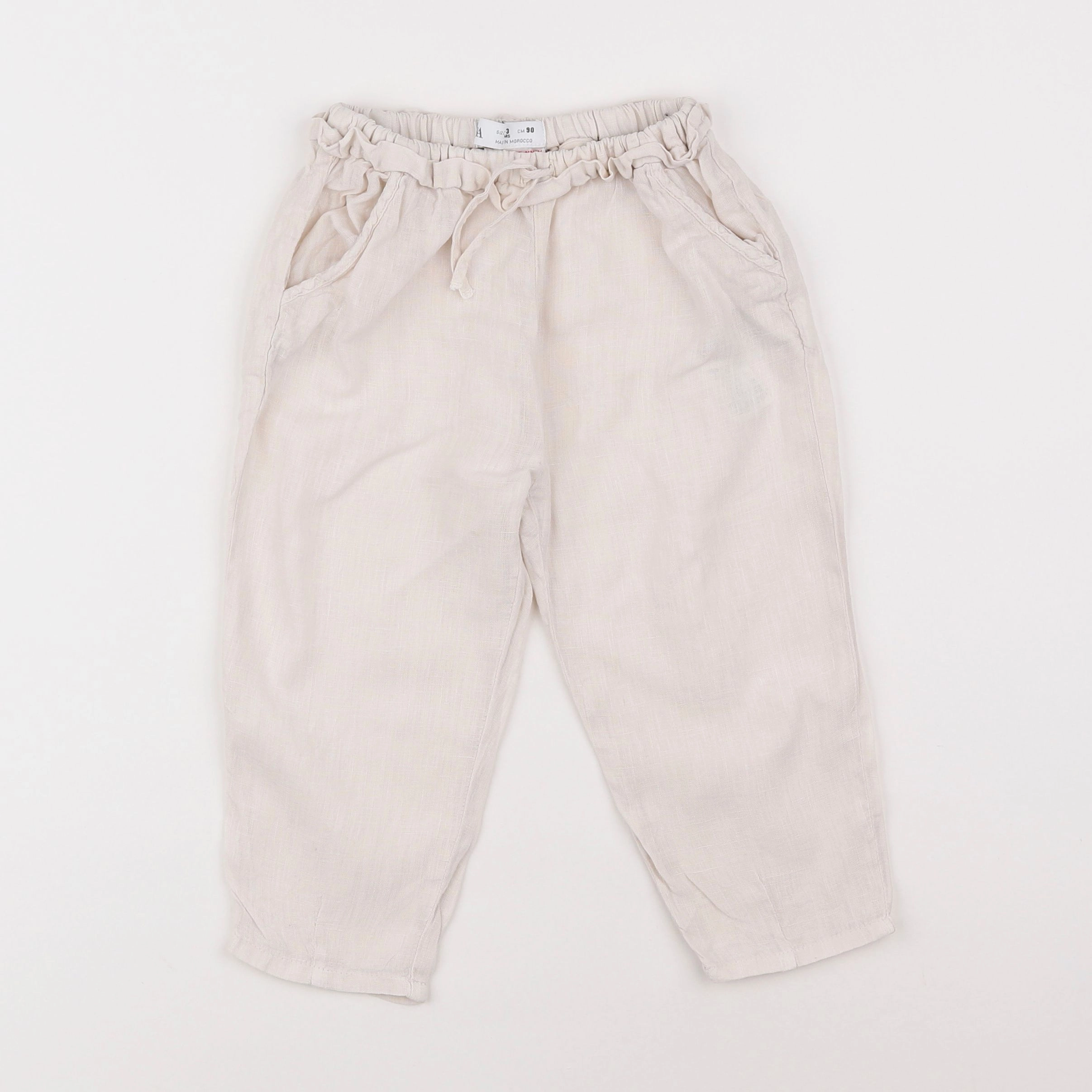 Zara - pantalon beige - 2/3 ans