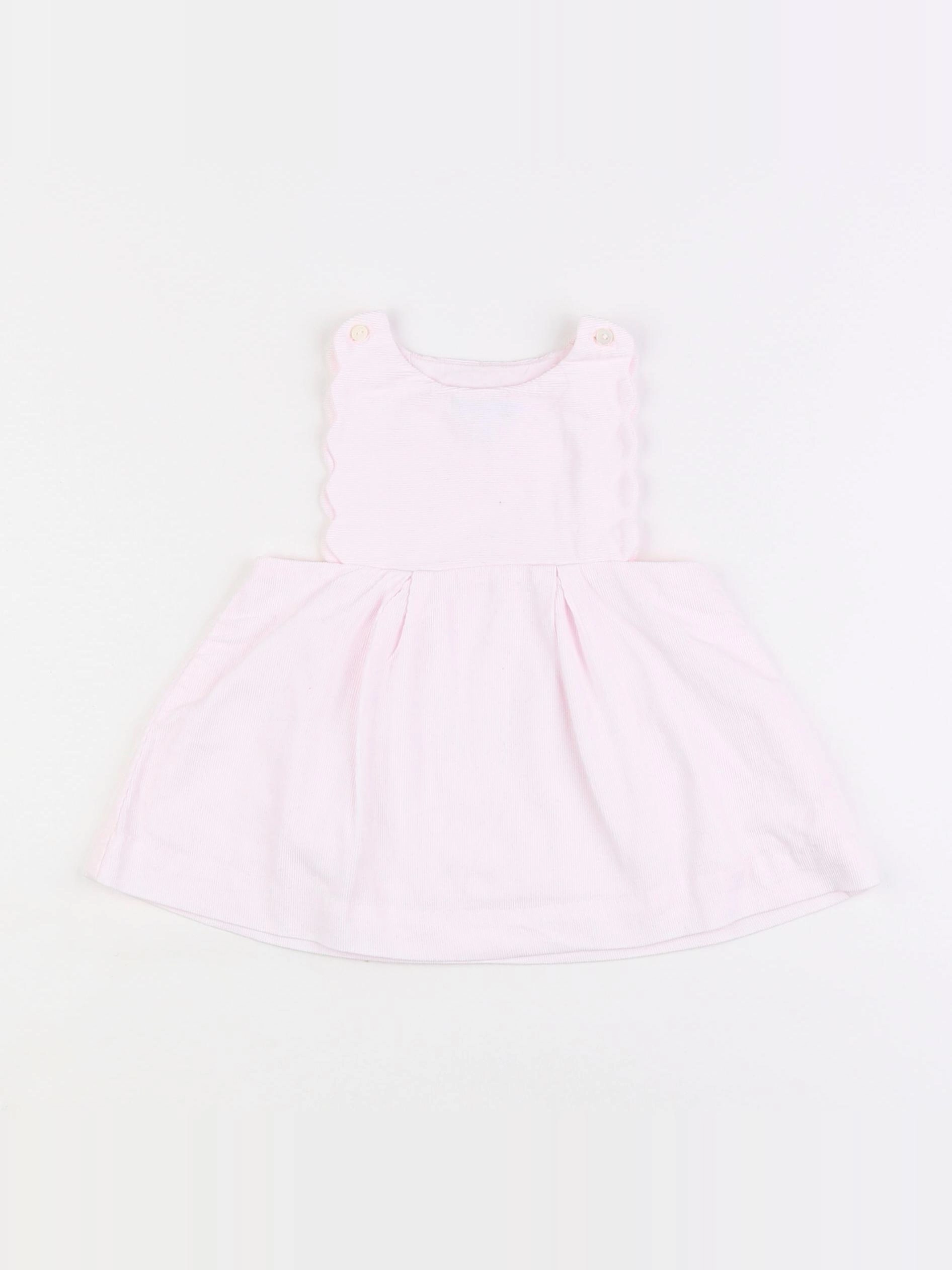 Jacadi - robe rose - 6 mois