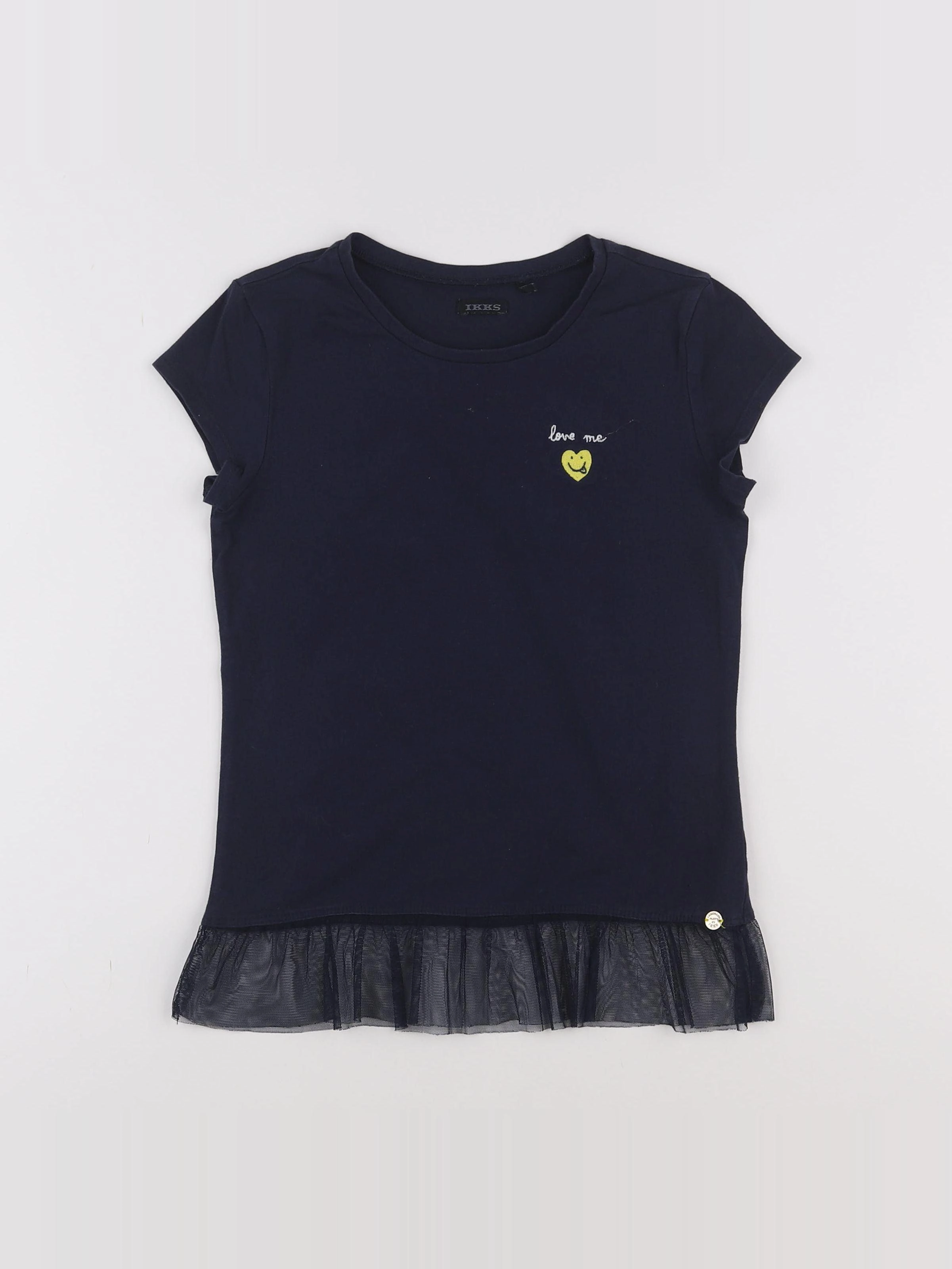 IKKS - tee-shirt bleu - 10 ans