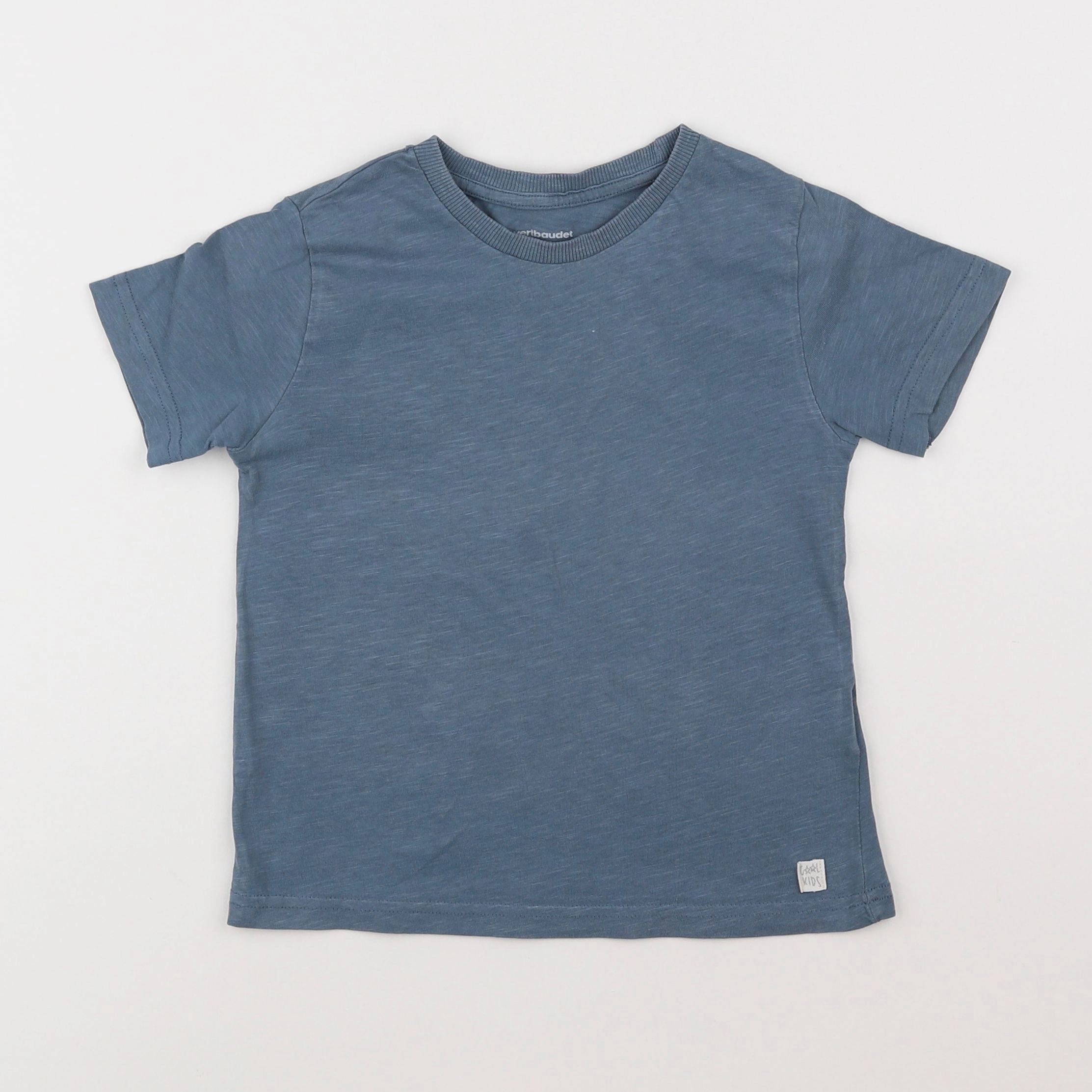 Vertbaudet - tee-shirt bleu - 5 ans