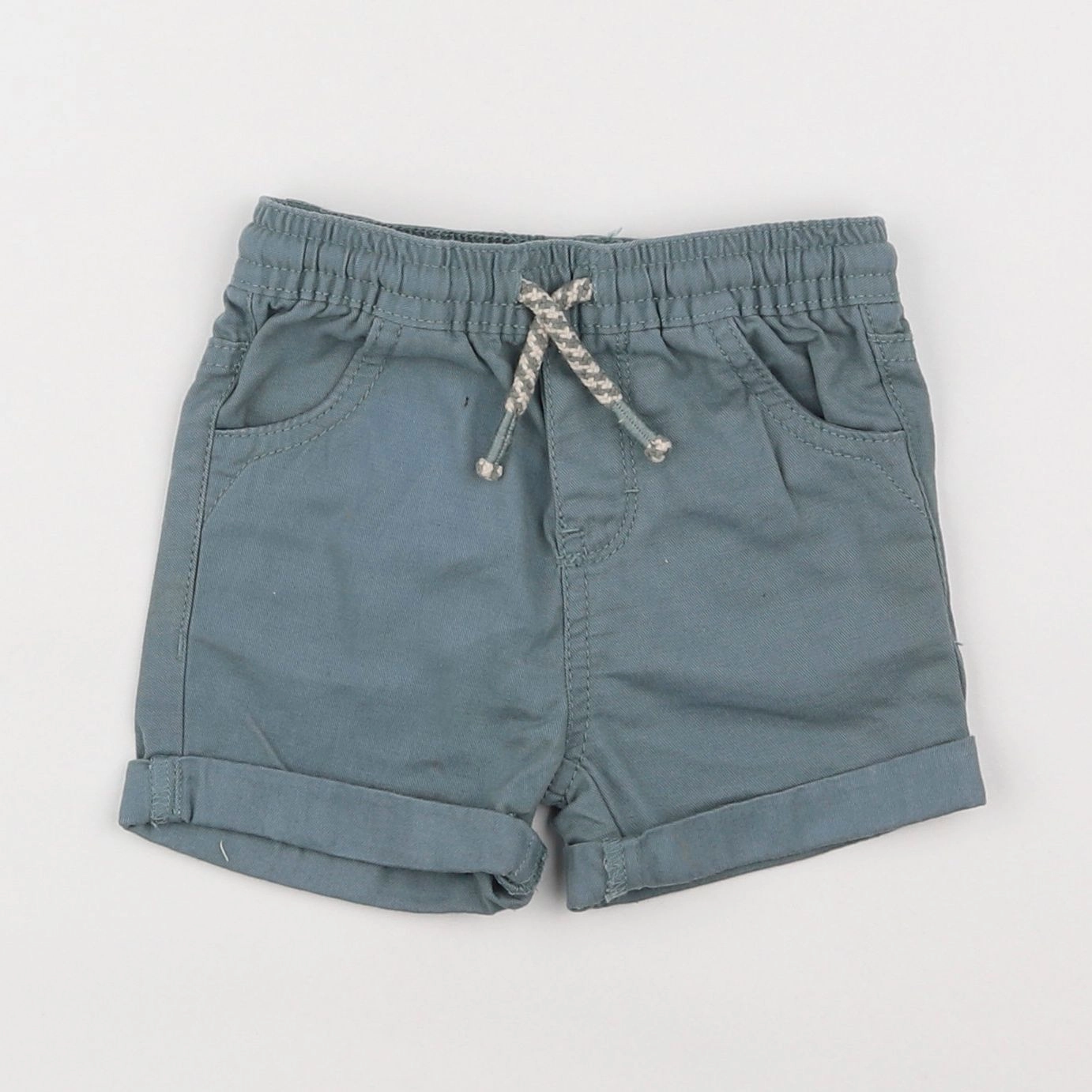 Vertbaudet - short bleu - 9 mois