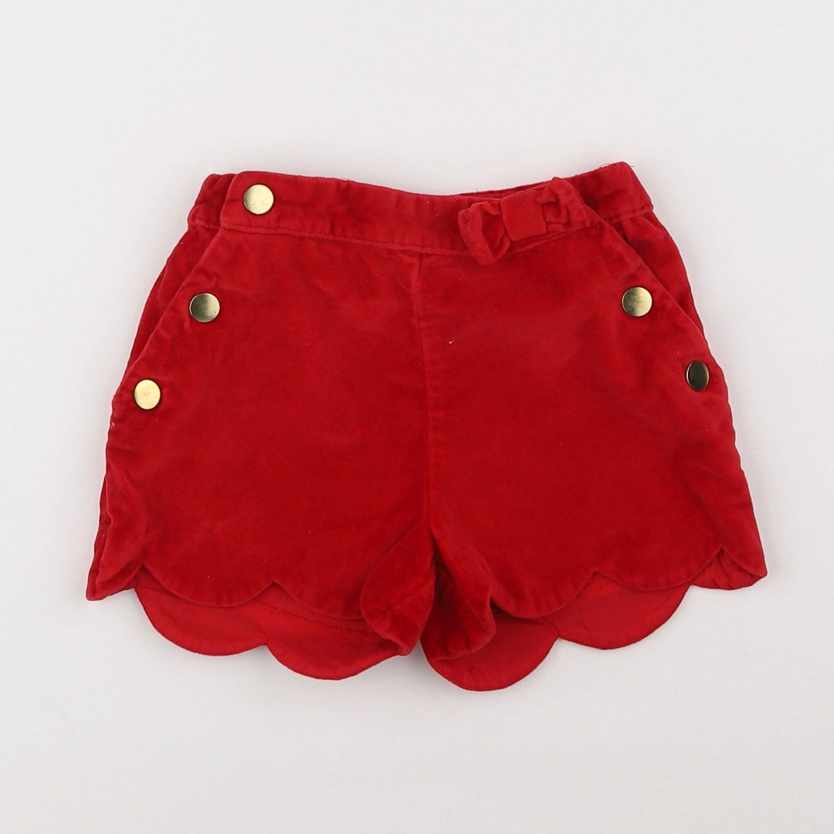 Vertbaudet - short rouge - 5 ans