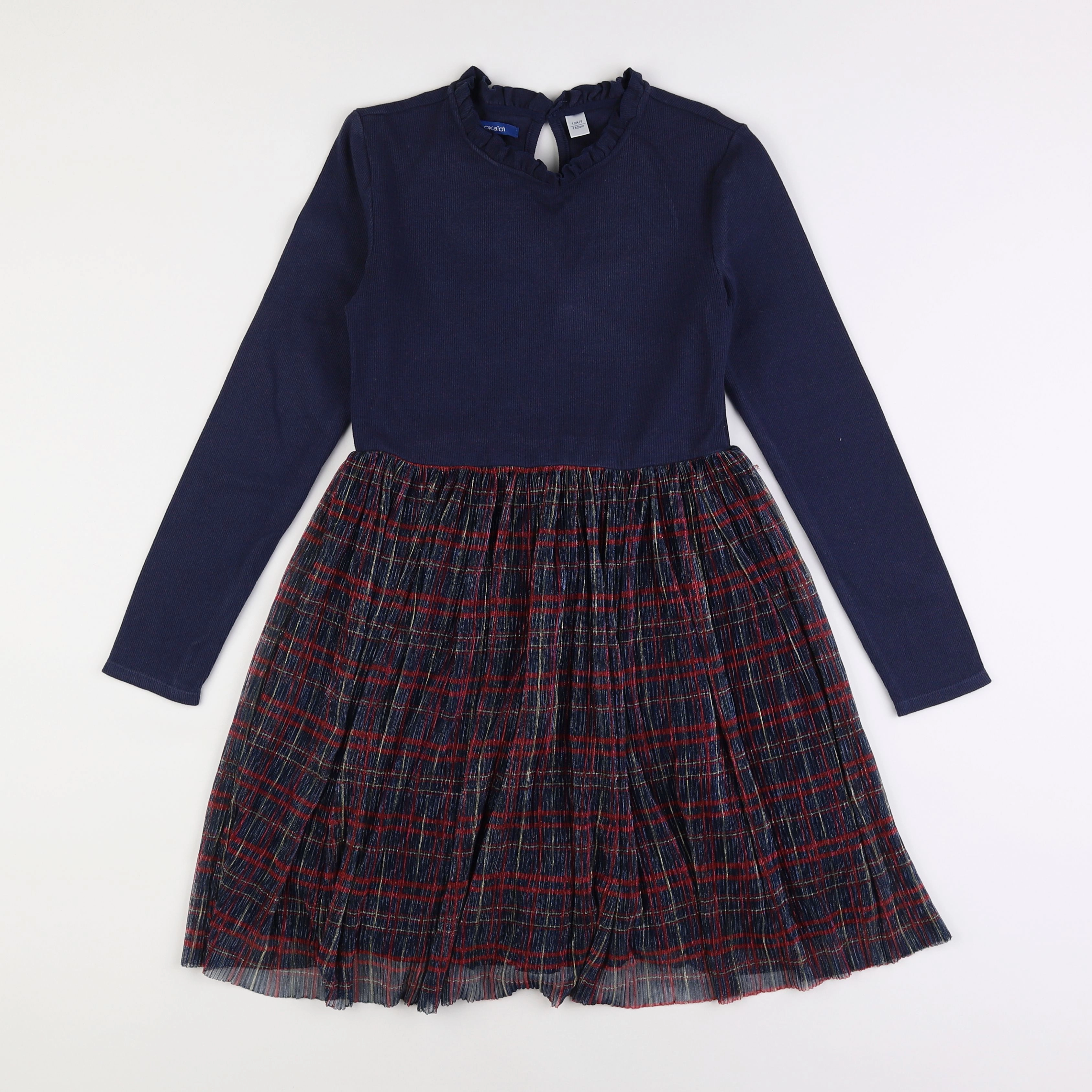 Okaidi - robe multicolore - 12 ans