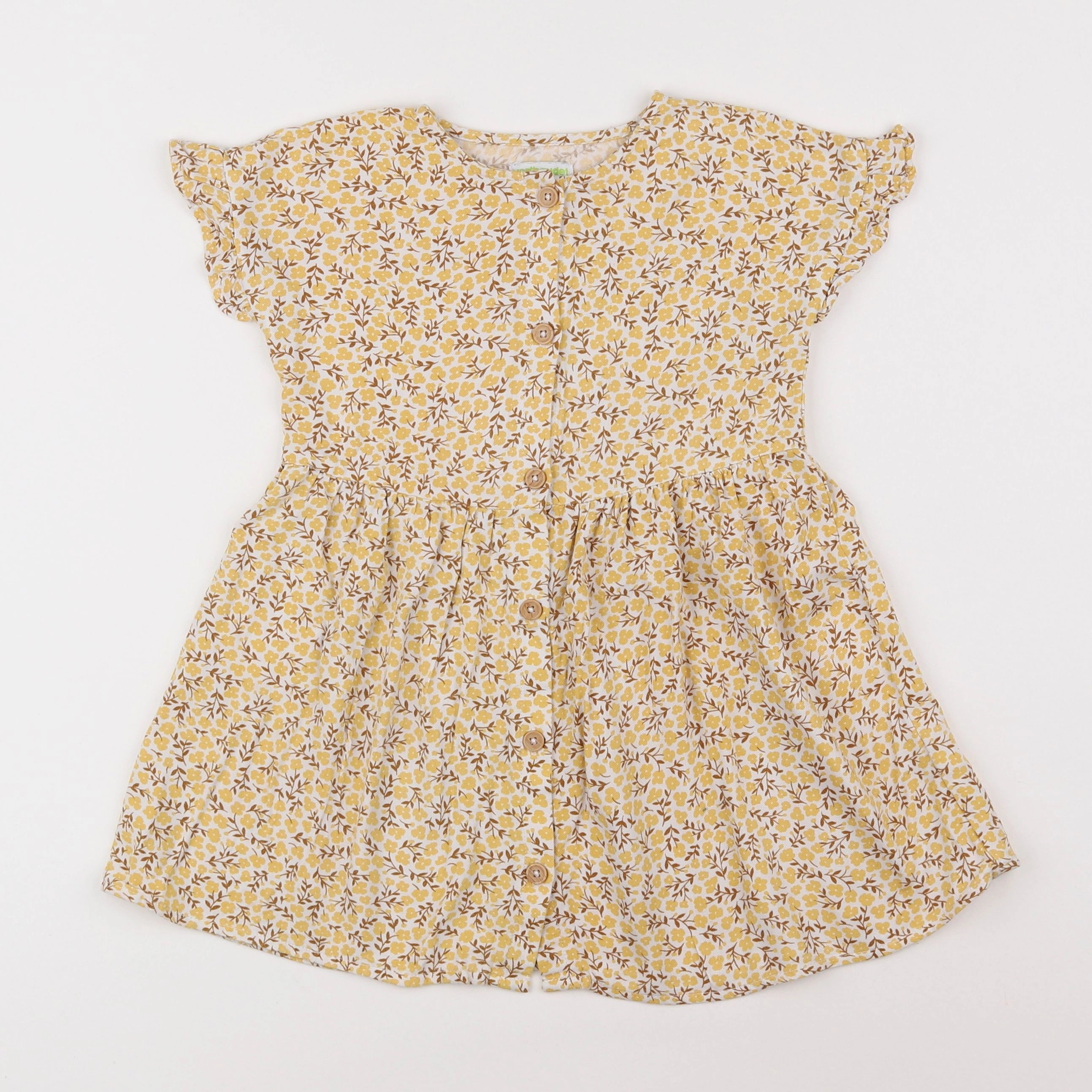 Vertbaudet - robe jaune - 5 ans