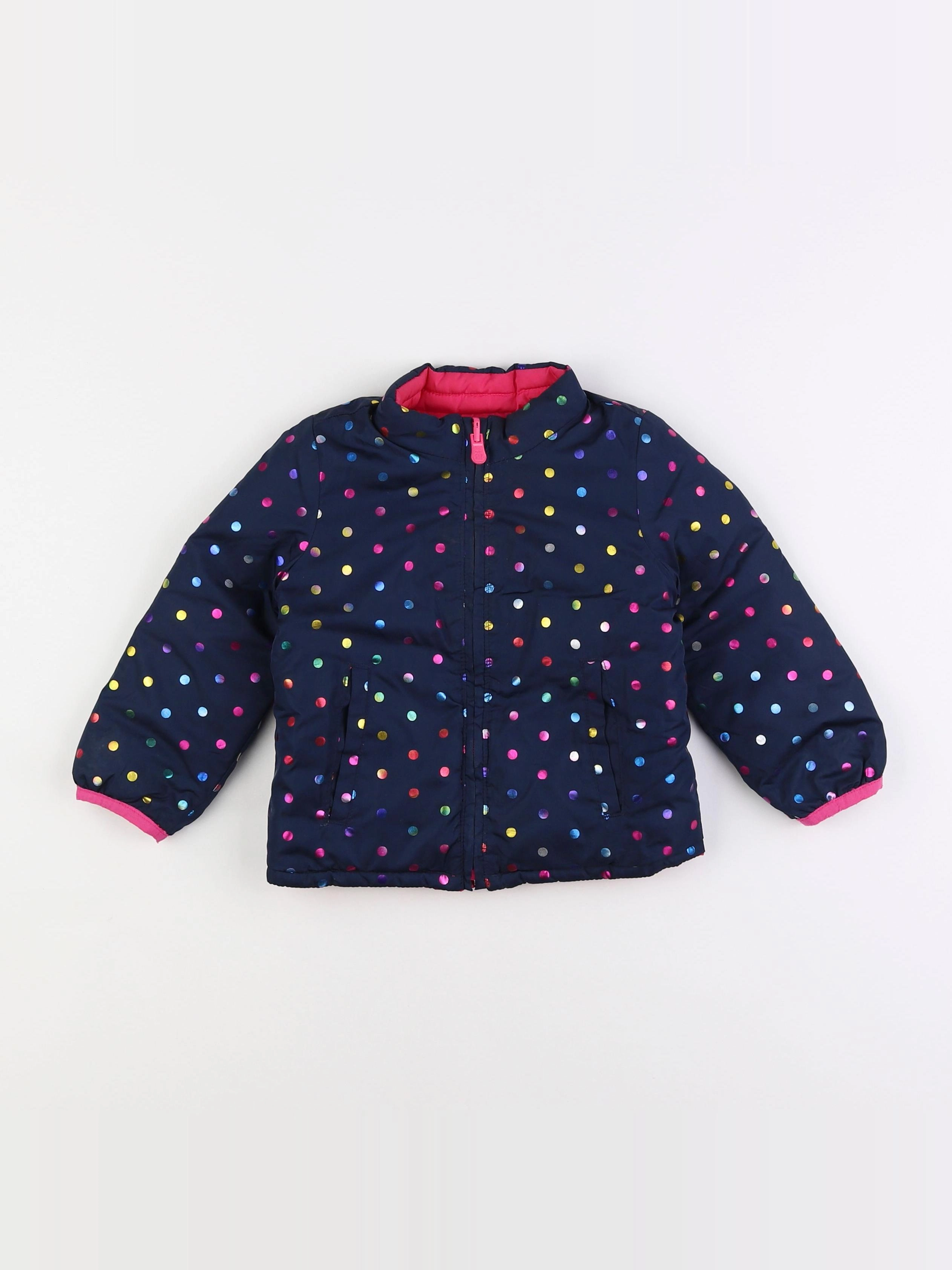 GAP - doudoune réversible bleu - 2 ans
