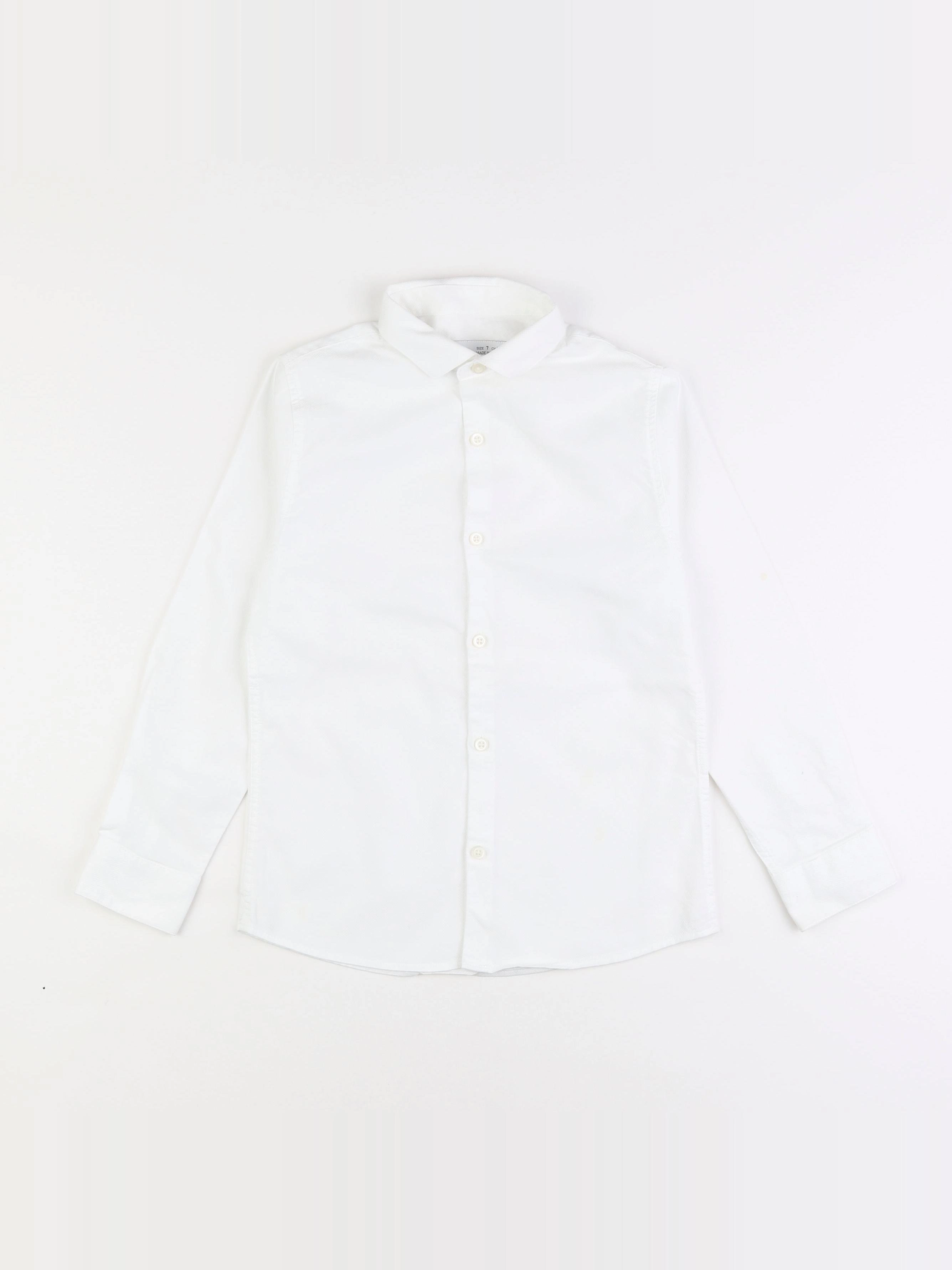 Zara - chemise blanc - 7 ans