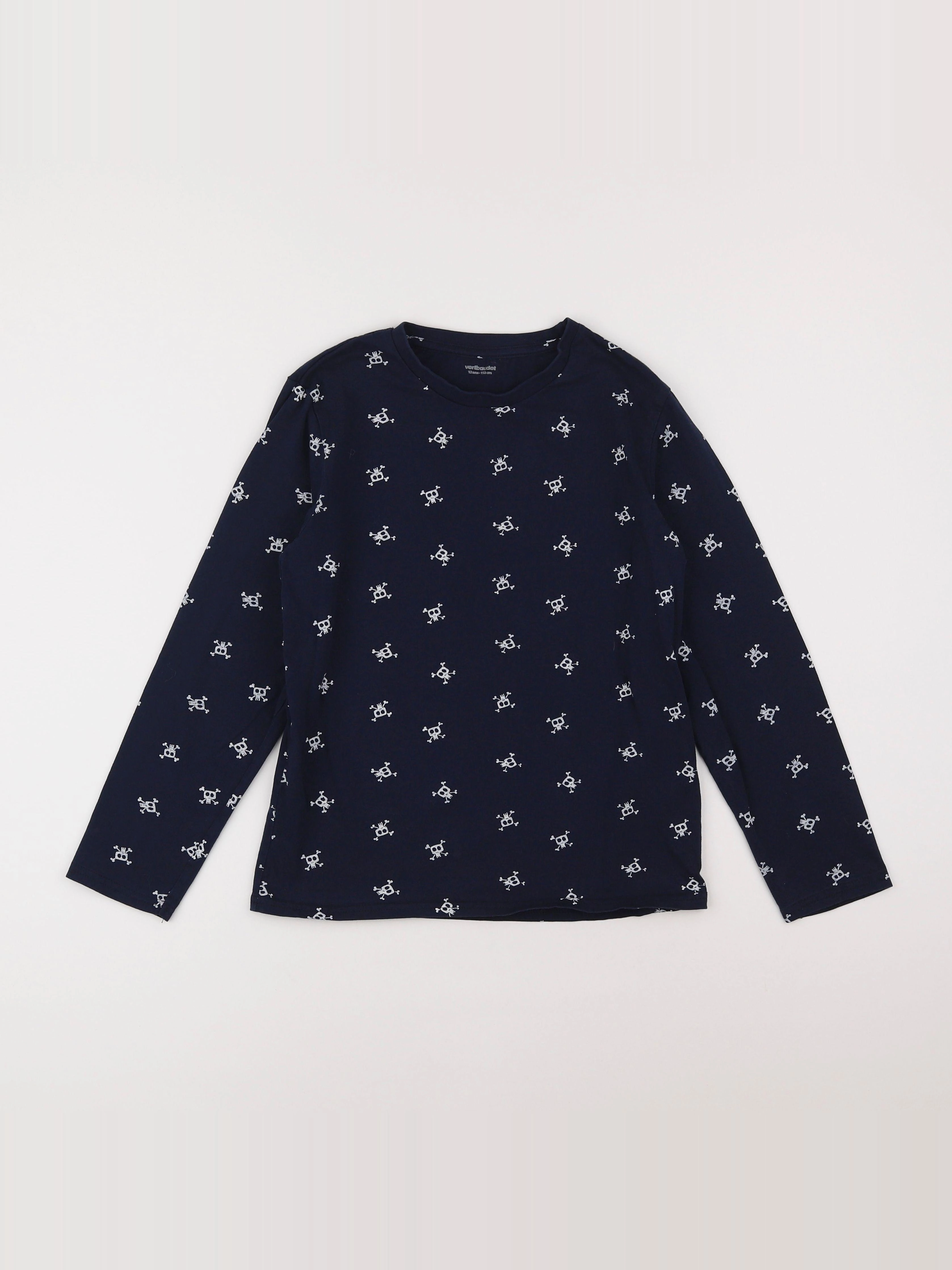 Vertbaudet - tee-shirt bleu - 12 ans
