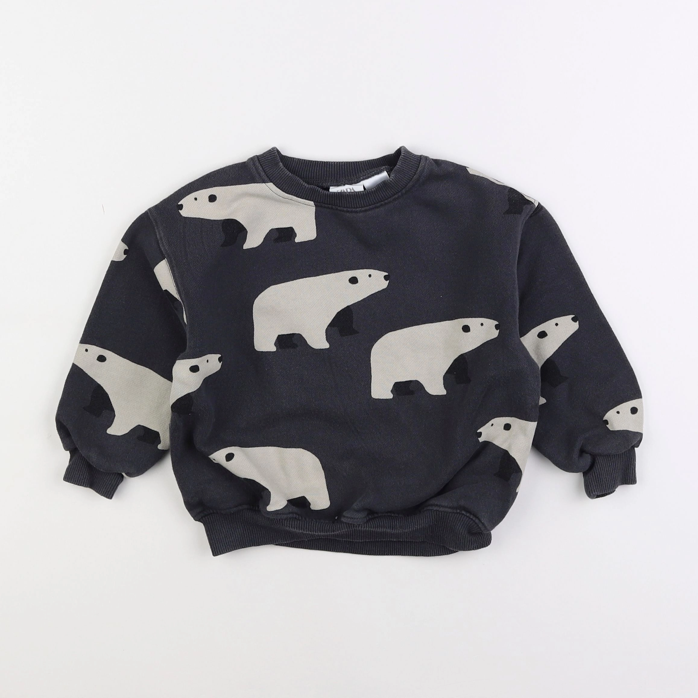 Zara - sweat gris - 3/4 ans