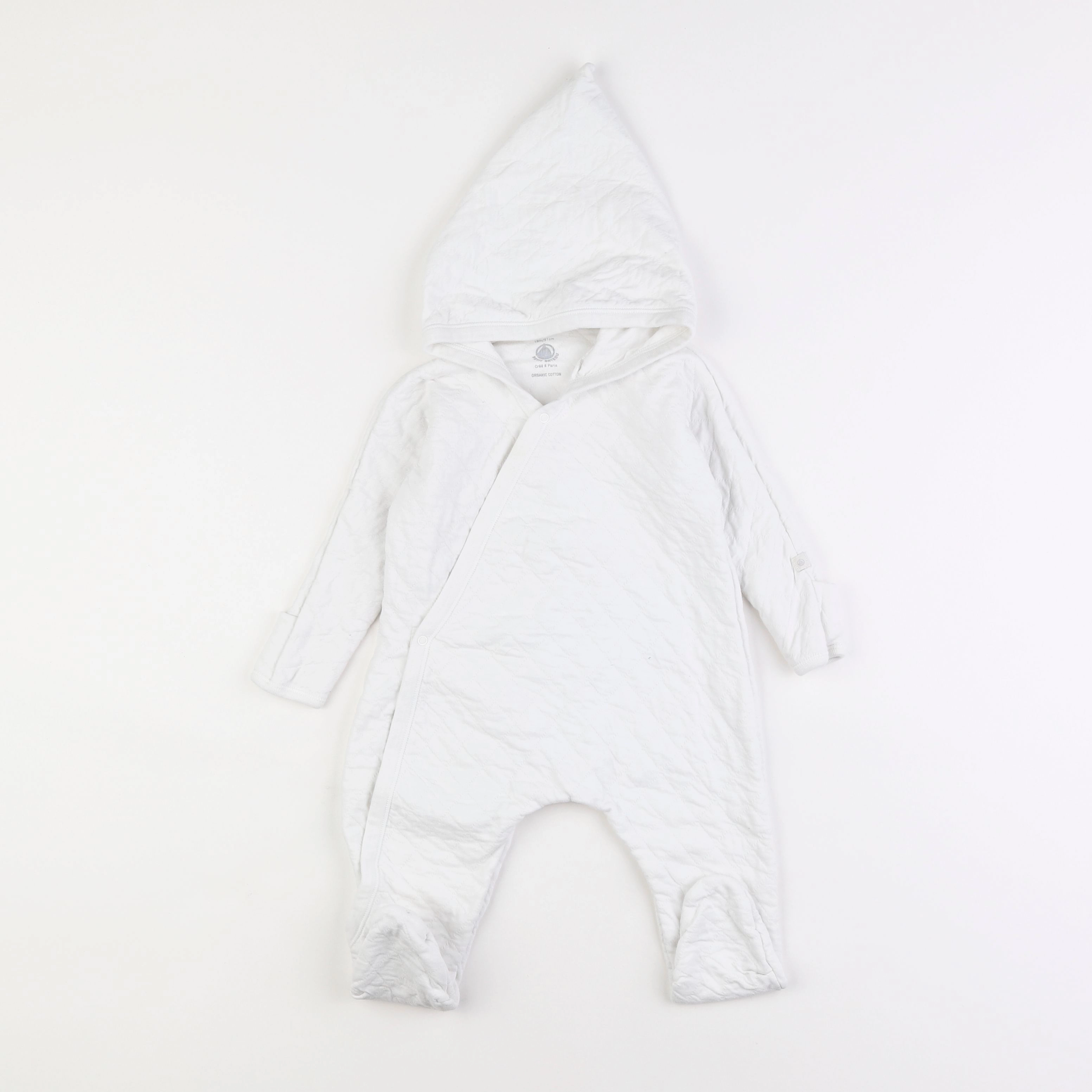 Petit Bateau - combinaison blanc - 18 mois