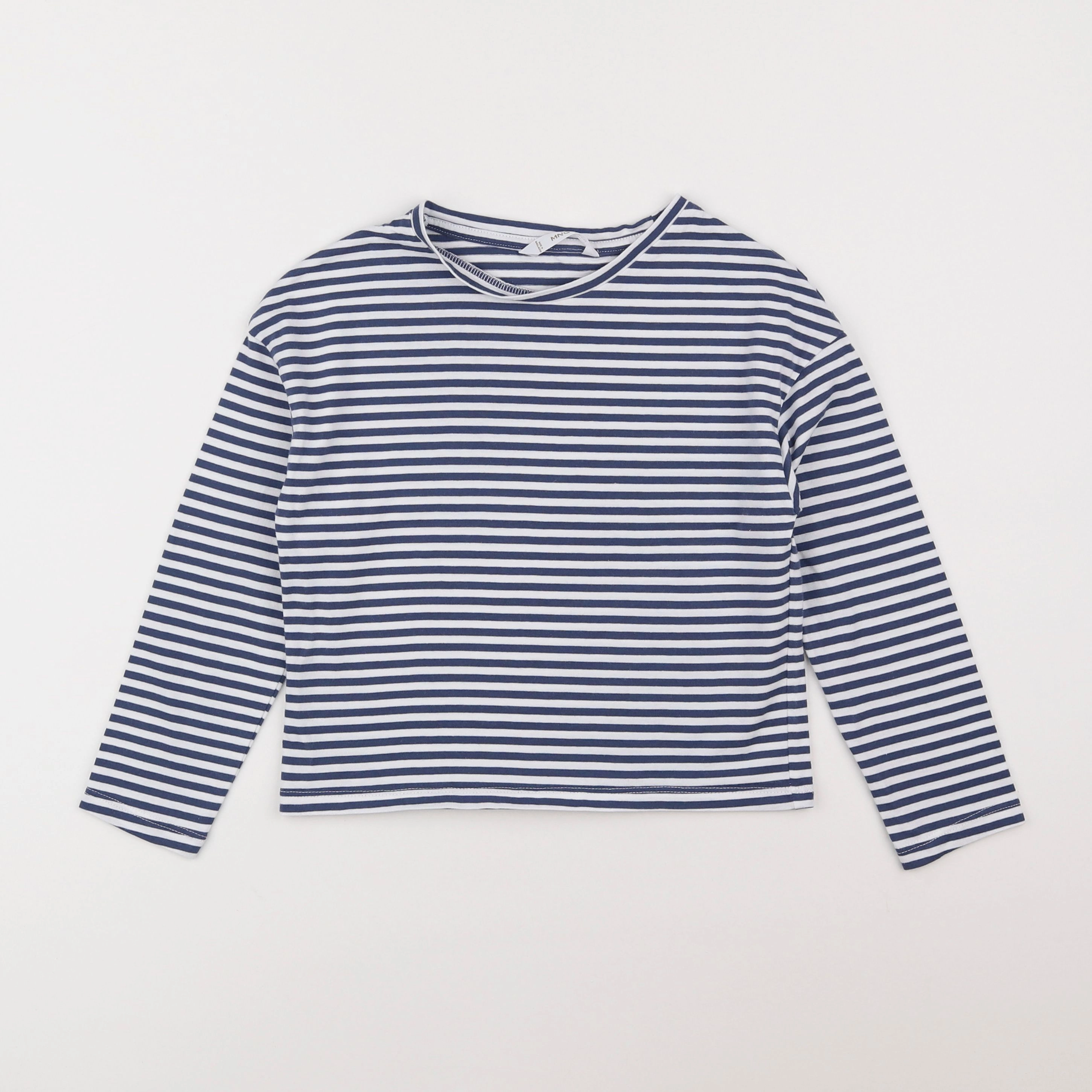 Mango - tee-shirt bleu - 7/8 ans