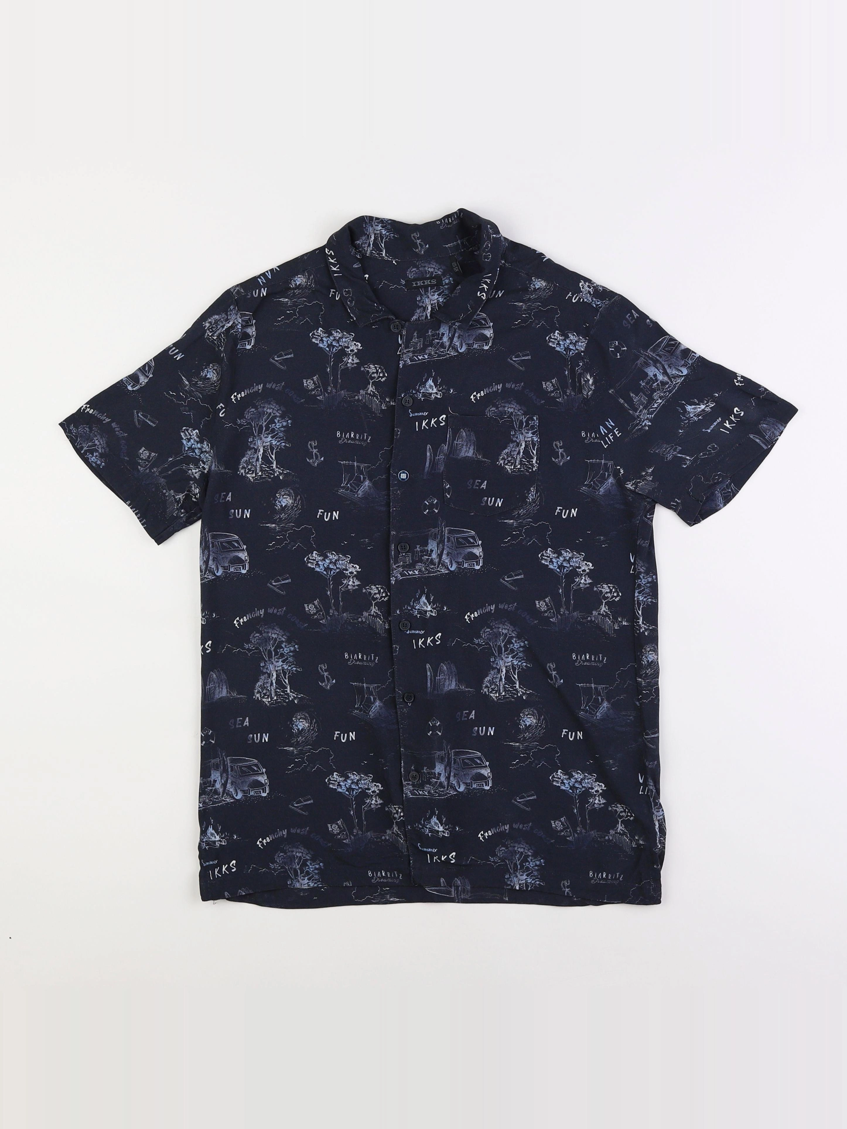 IKKS - chemise gris - 12 ans