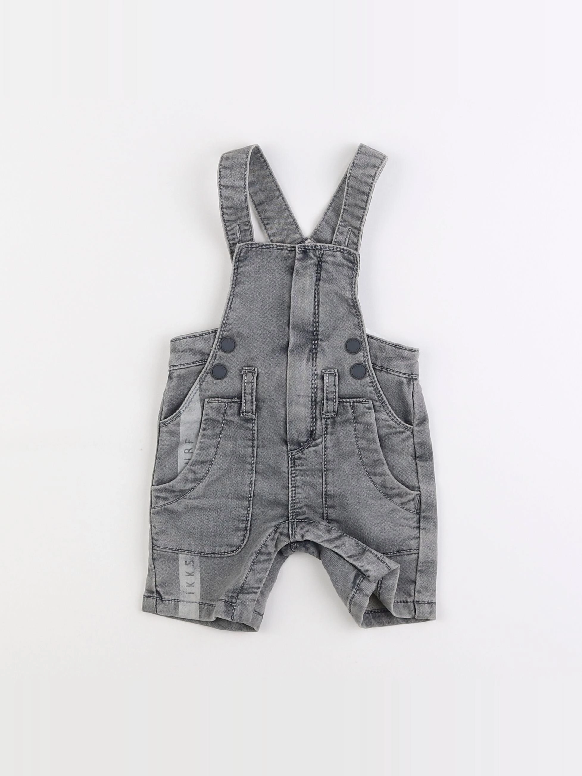 IKKS - salopette gris - 6 mois